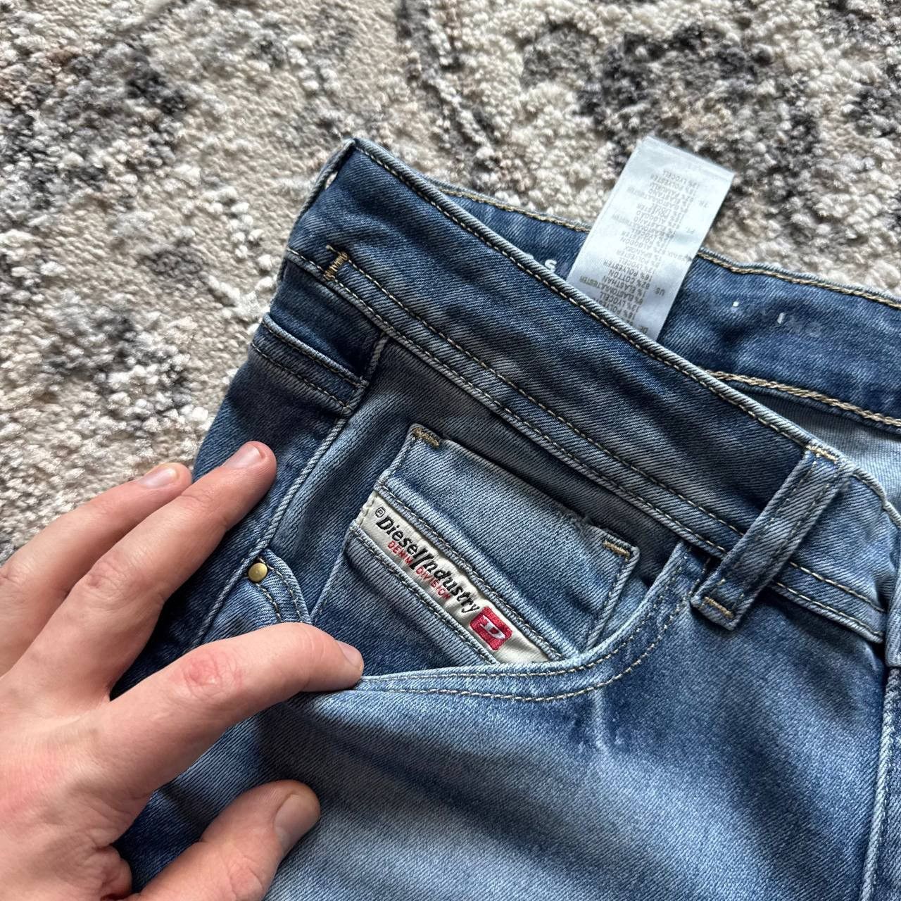 Diesel Vintage Y2K Diesel Wide Bootcut Flared Denim Jeans Size 32" / US 10 / IT 46 - 4 Thumbnail