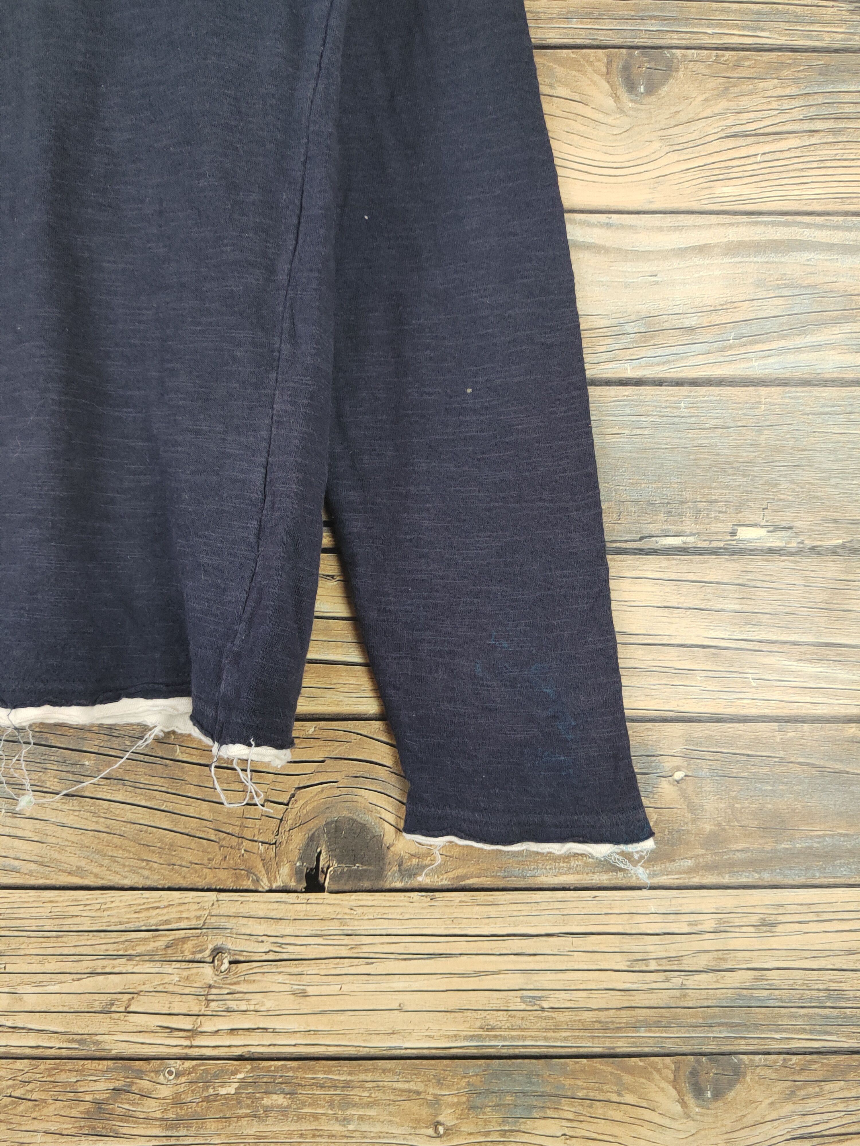 Takeo Kikuchi × Vintage DL Takeo Kikuchi Navy Long Sleeve T-shirt #608 Size US M / EU 48-50 / 2 - 6 Thumbnail