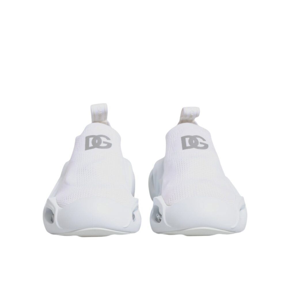 Dolce & Gabbana Dolce & Gabbana White Slip On Wave Low Top Sneakers Shoes Size US 5 / IT 35 - 2 Thumbnail