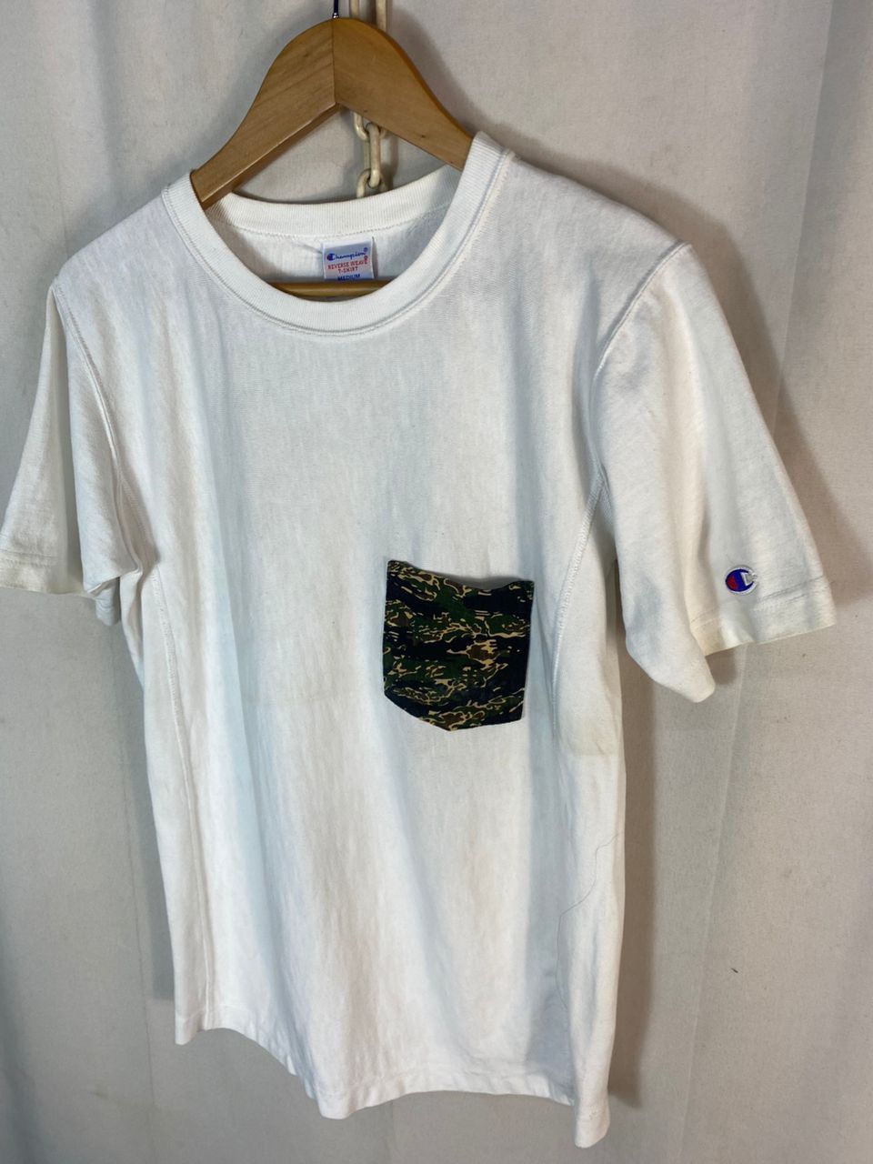 Champion Champion reverse weave tiger stripe pocket tshirt Size US S / EU 44-46 / 1 - 2 Thumbnail