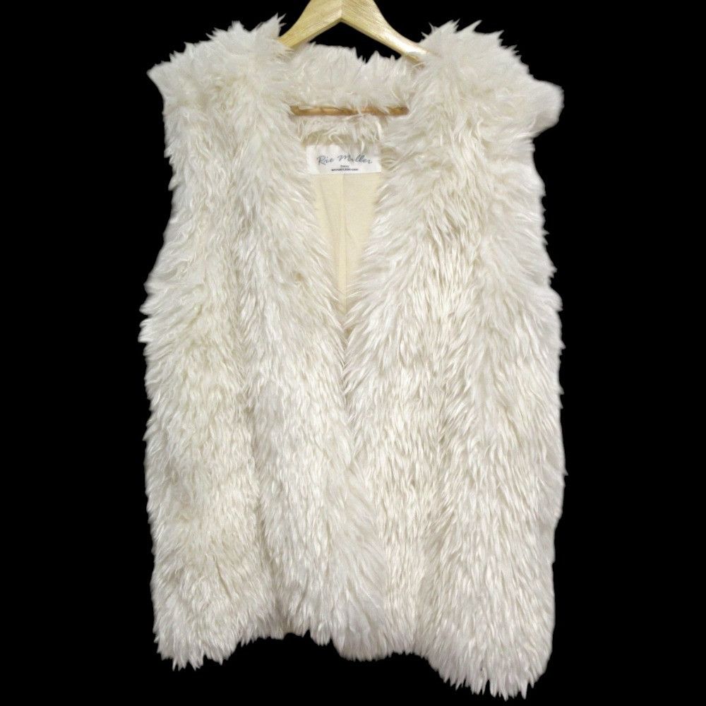 Other Rie Miller Tibetan Lamb Style Eco Fur Vest Others Outerwear 1-0037-6-04-001 DUTY FREE for USA
