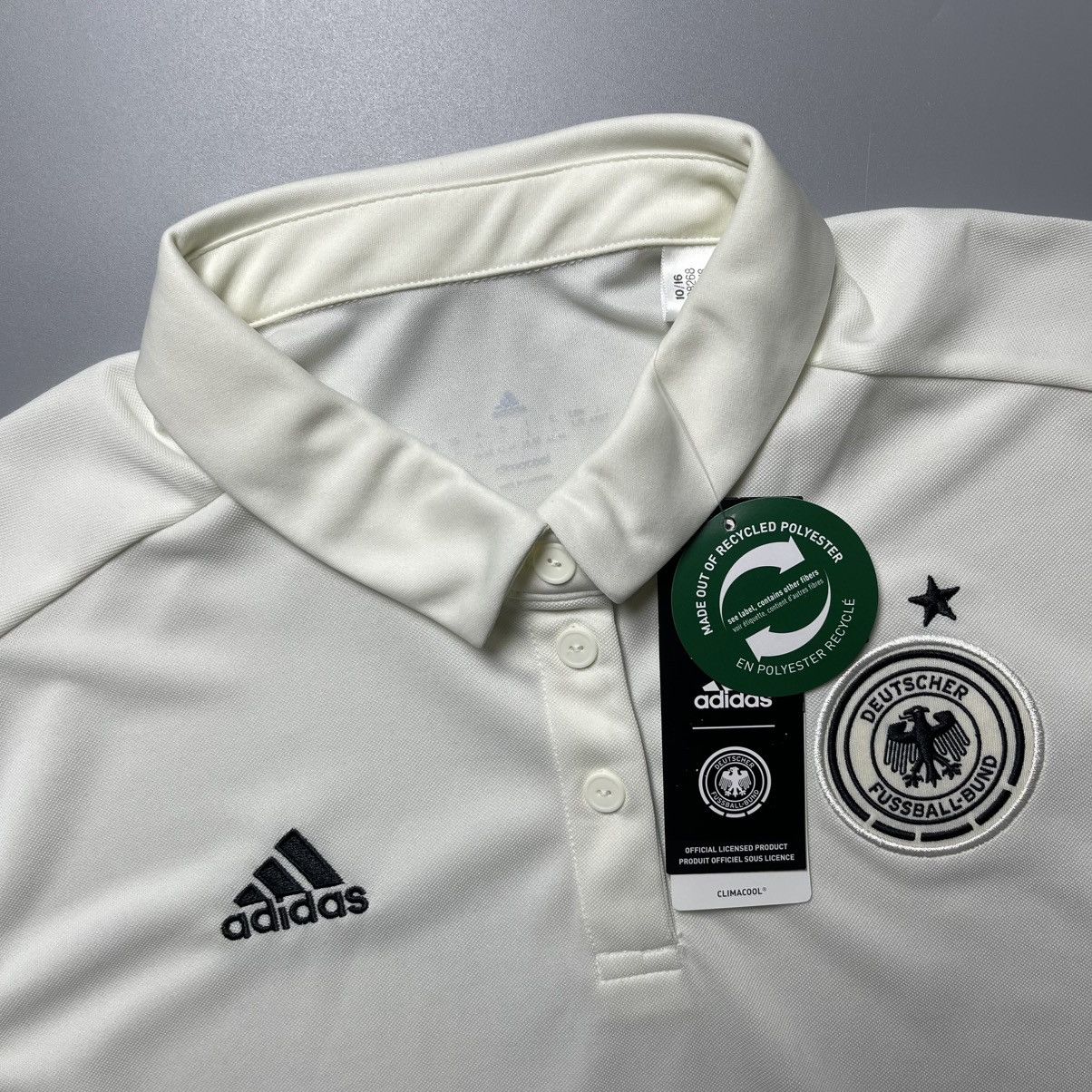 Adidas × Vintage NWT GERMANY ADIDAS 2016 EURO FOOTBALL SOCCER TRAINING POLO Size L / US 10 / IT 46 - 3 Thumbnail