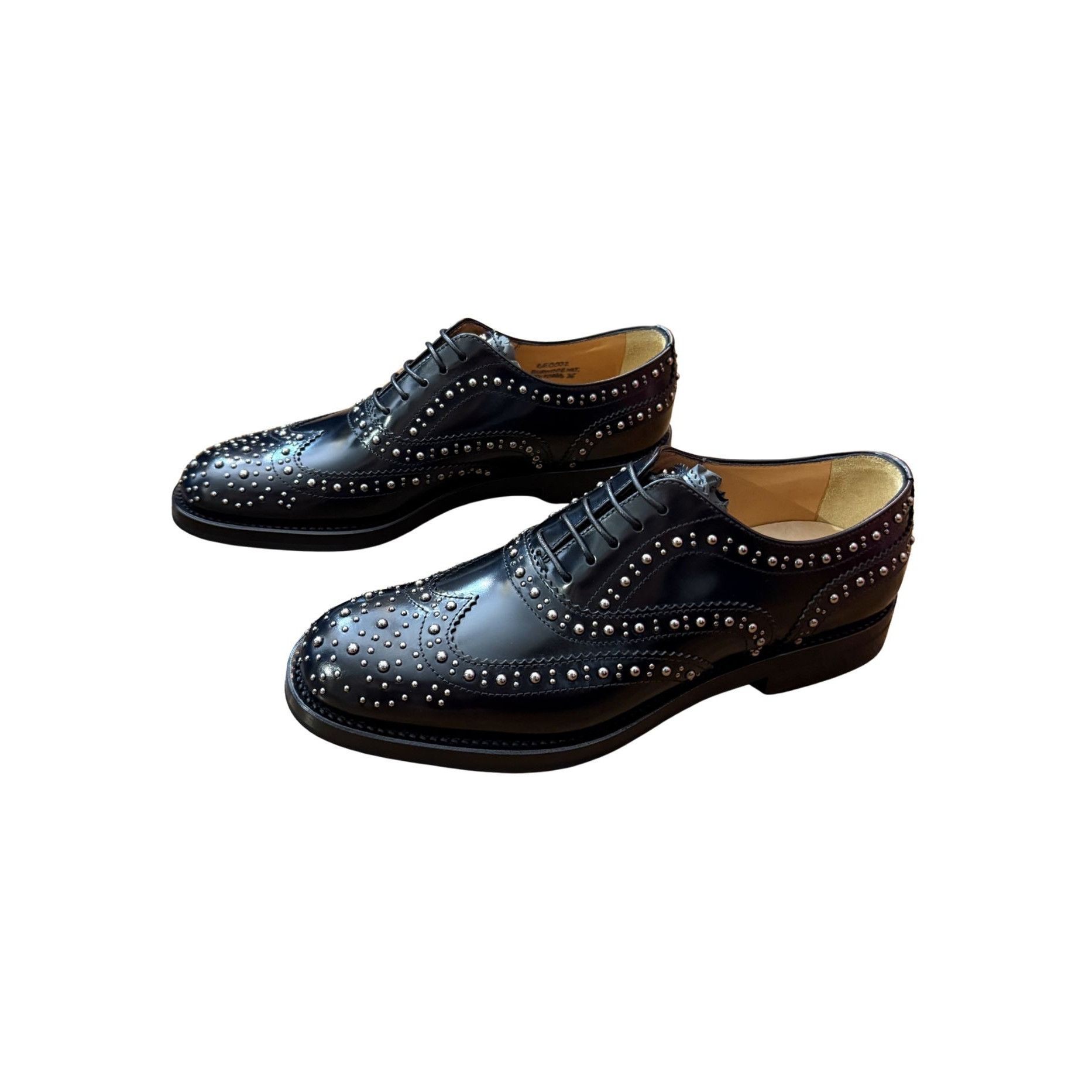 Church's Church's Burwood Met. Polished Binder Oxford Brogue Studs NW Size US 6 / IT 36 - 8 Thumbnail