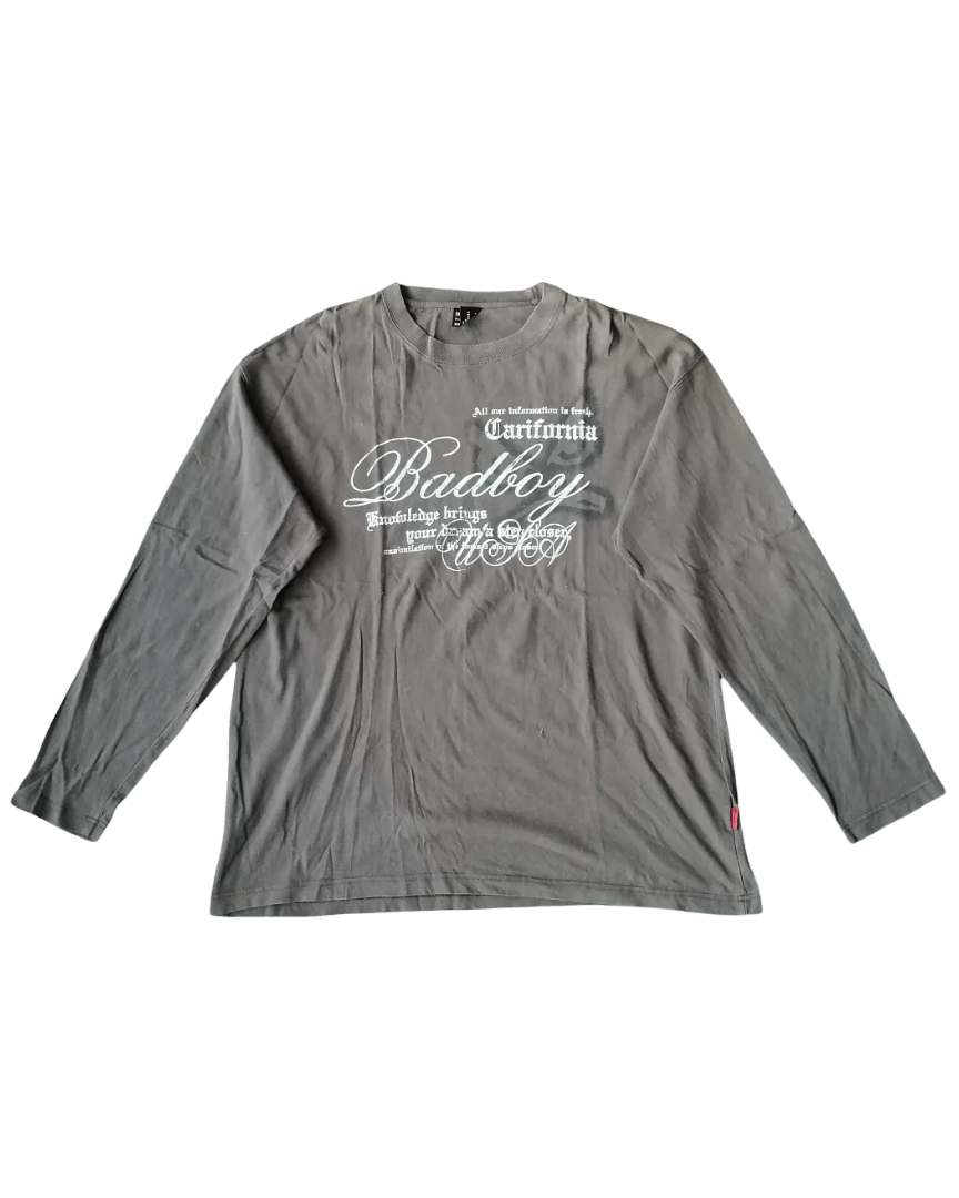 Vintage Vintage Bad Boy USA Brown Longsleeve Size US M / EU 48-50 / 2 - 1 Thumbnail