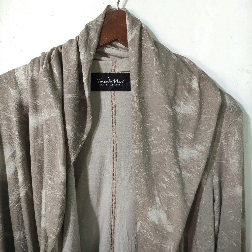 Tornado Mart Tornado Mart Japan Drape Cardigan Style L.G.B Avant Garde Size US L / EU 52-54 / 3 - 4 Thumbnail