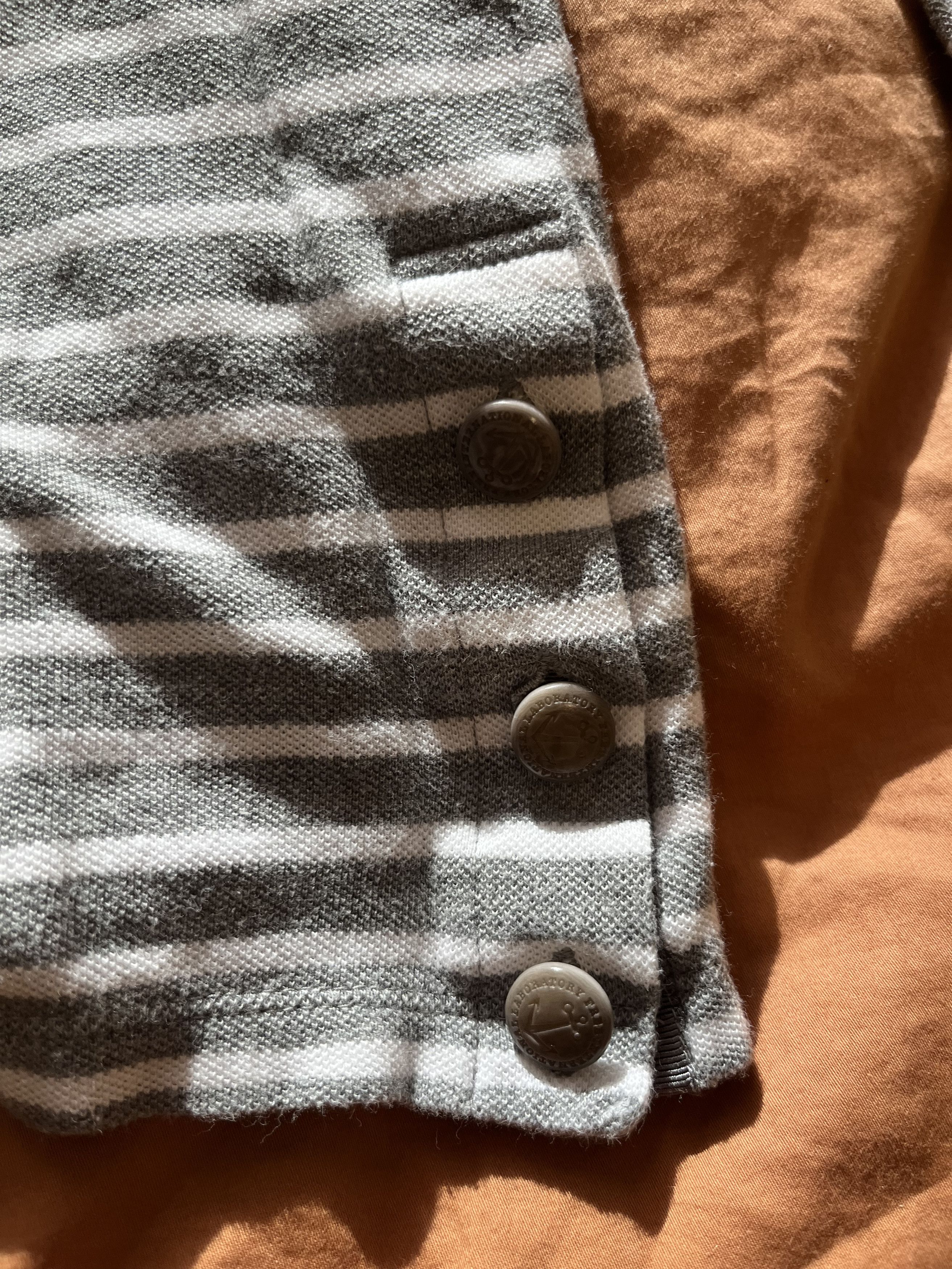 Visvim Striped L/S Polo Size US S / EU 44-46 / 1 - 2 Thumbnail
