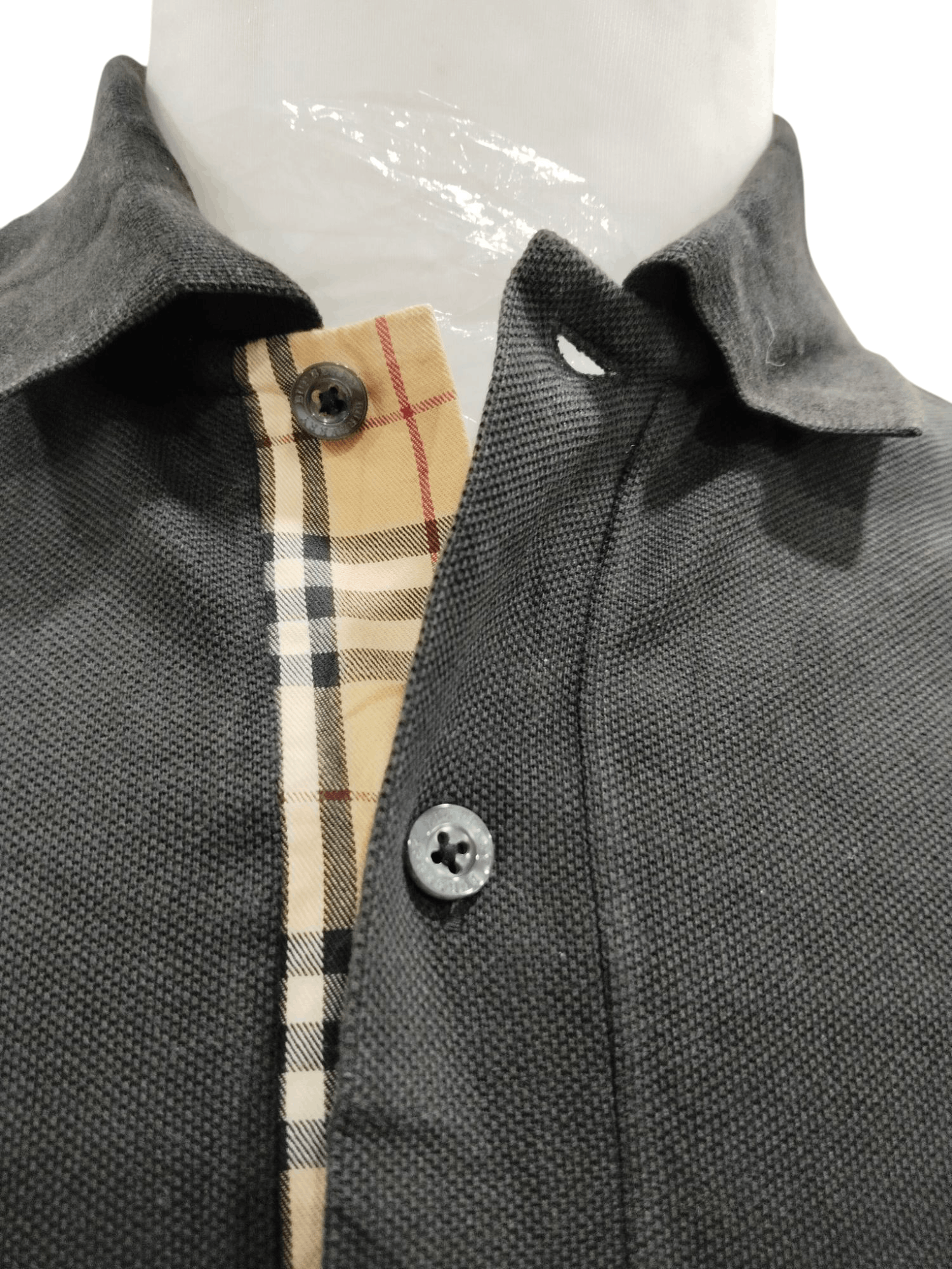 Burberry × Vintage Burberry Collar Long Sleeve Tshirt Size US S / EU 44-46 / 1 - 3 Thumbnail