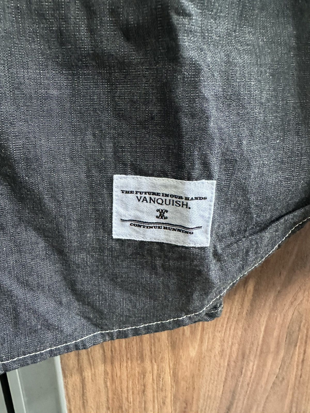 Vanquish JAPANESE BRAND VANQUISH CHAMBRY WESTERN SHIRT Size US L / EU 52-54 / 3 - 6 Thumbnail