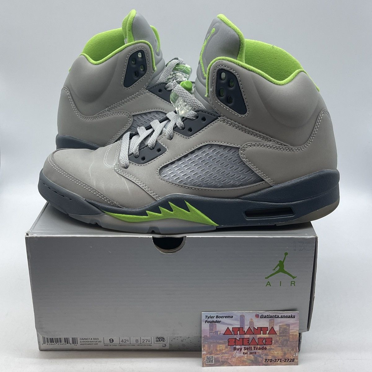 Jordan Brand Air Jordan 5 green bean Size US 9 / EU 42 - 1 Thumbnail