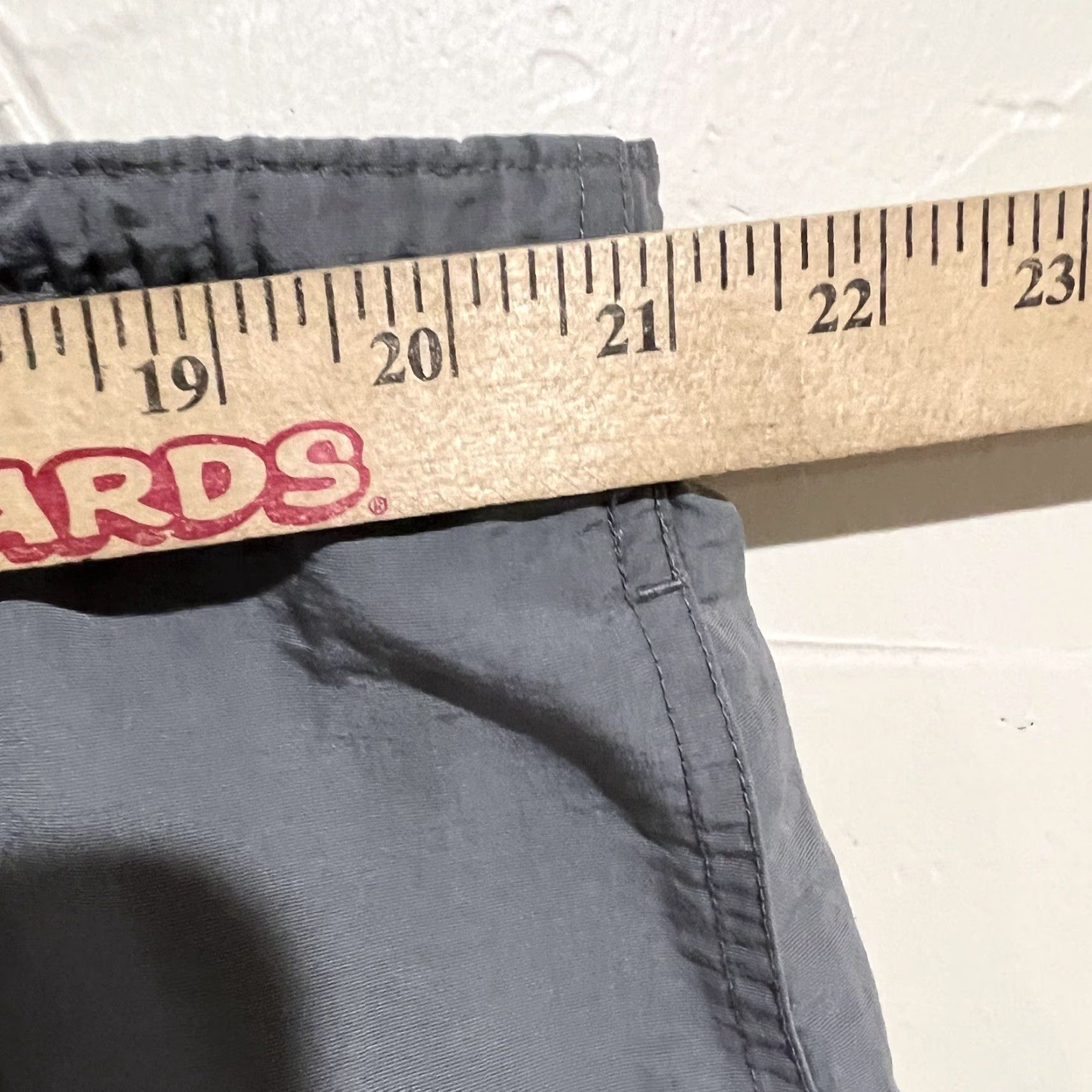 Vintage VINTAGE Woolrich Bottom Men L Pewter Gray Drawstring Pockets Trunks Size ONE SIZE - 3 Thumbnail