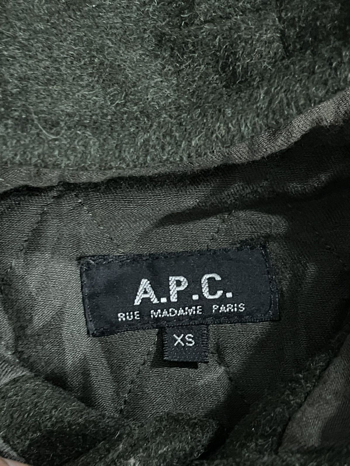 A.P.C. Vintage A.P.C Button Hoodie Wool Poncho Size XS / US 0-2 / IT 36-38 - 14 Thumbnail