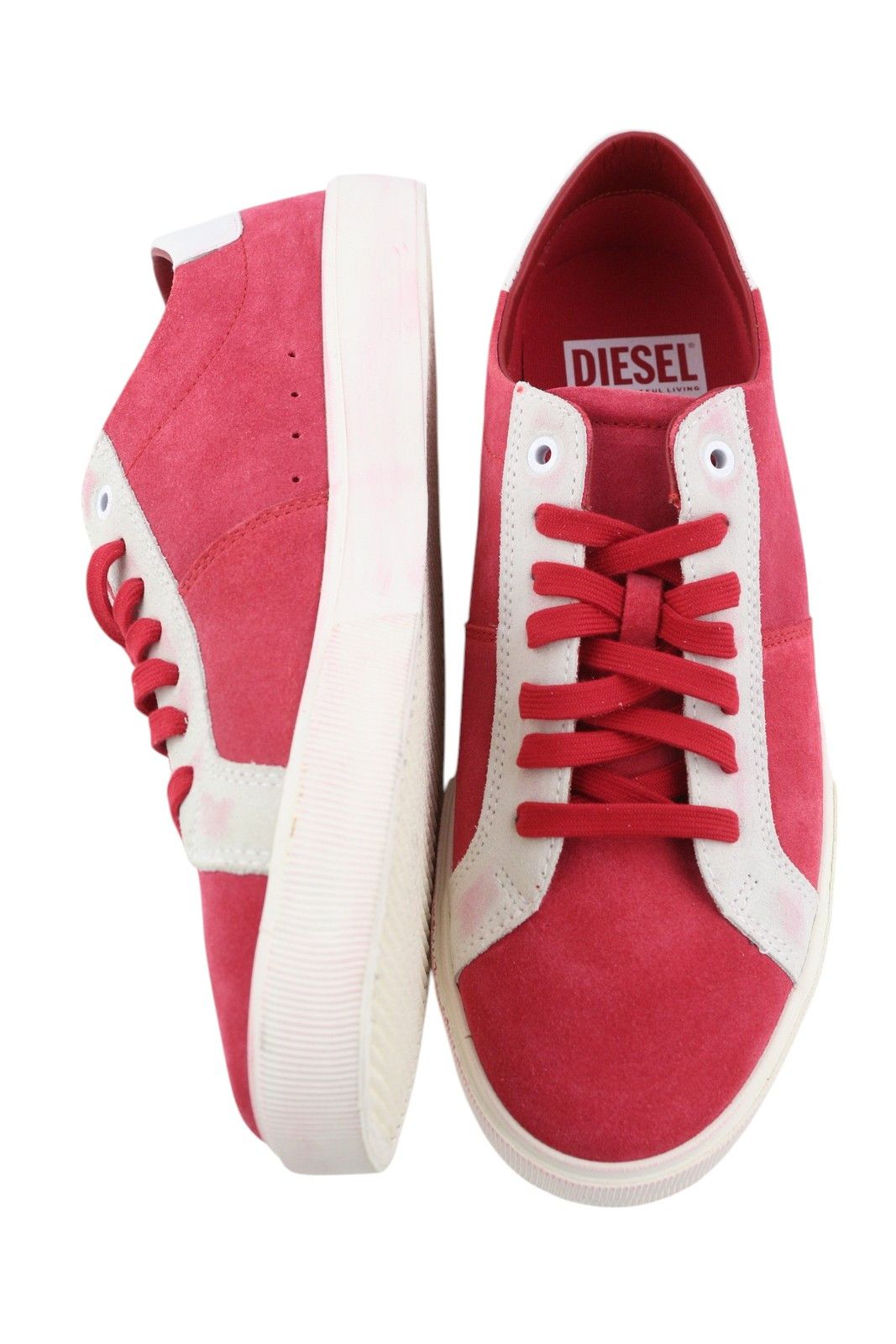 Diesel S-MYDORI LC EU45 Red Suede Leather 41532 Size US 12 / EU 45 - 5 Thumbnail