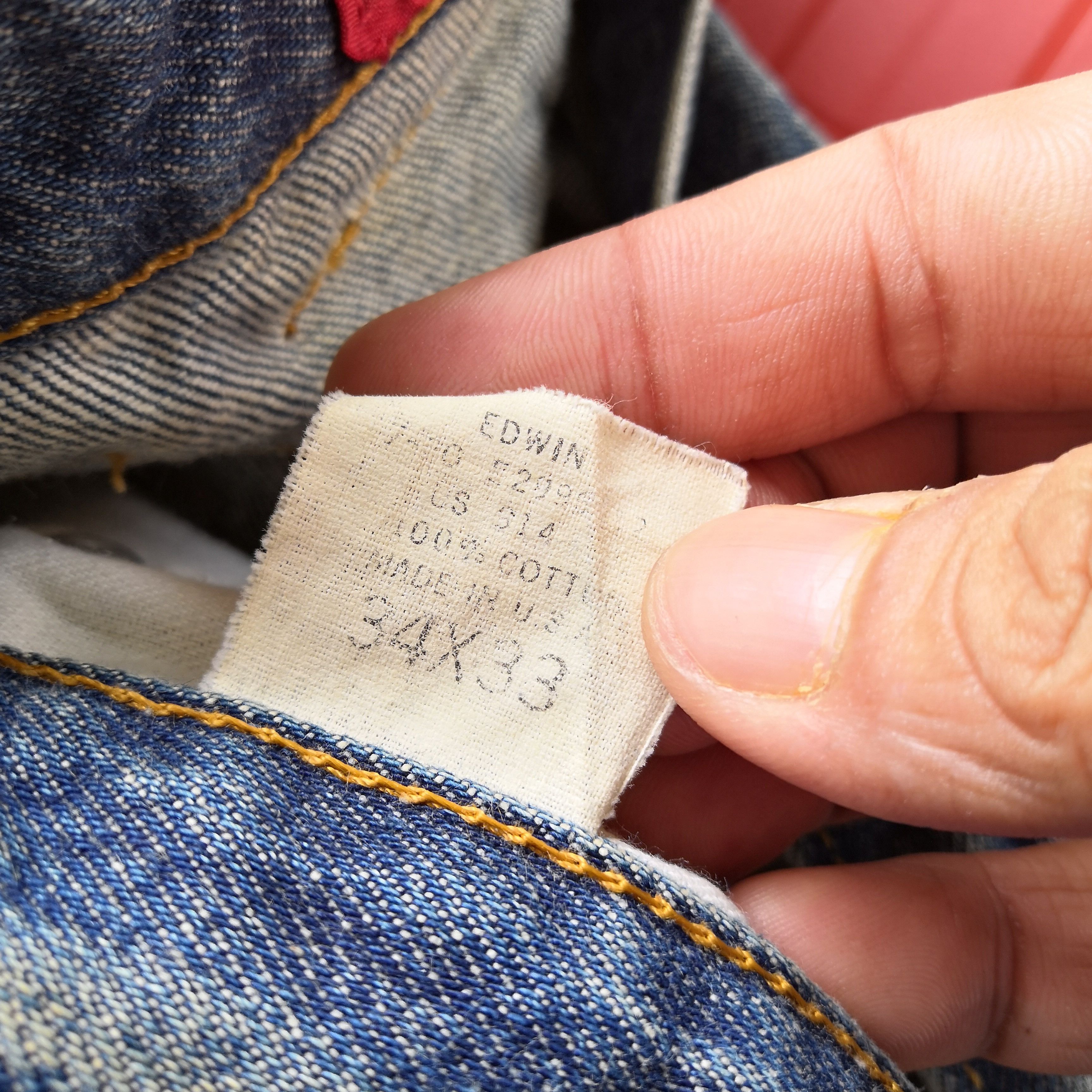 Edwin Distressed Rusty Japanese Jeans Vintage Japanese Denim Pants Size US 30 / EU 46 - 8 Thumbnail
