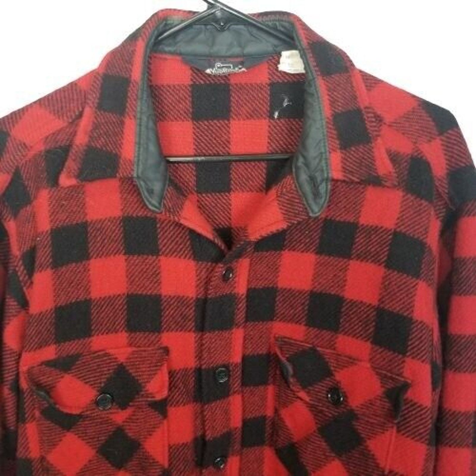 Woolrich Woolen Mills Vintage Woolrich Mens Flannel Shirt Jacket Shacket Size L Size US L / EU 52-54 / 3 - 2 Thumbnail