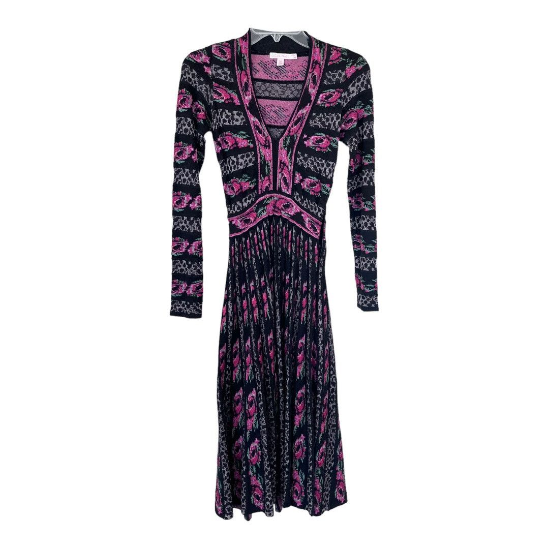 Anthropologie Anthropologie Cecilia Prado Emi Midi Floral Sweater Dress XS Size XS / US 0-2 / IT 36-38 - 5 Thumbnail