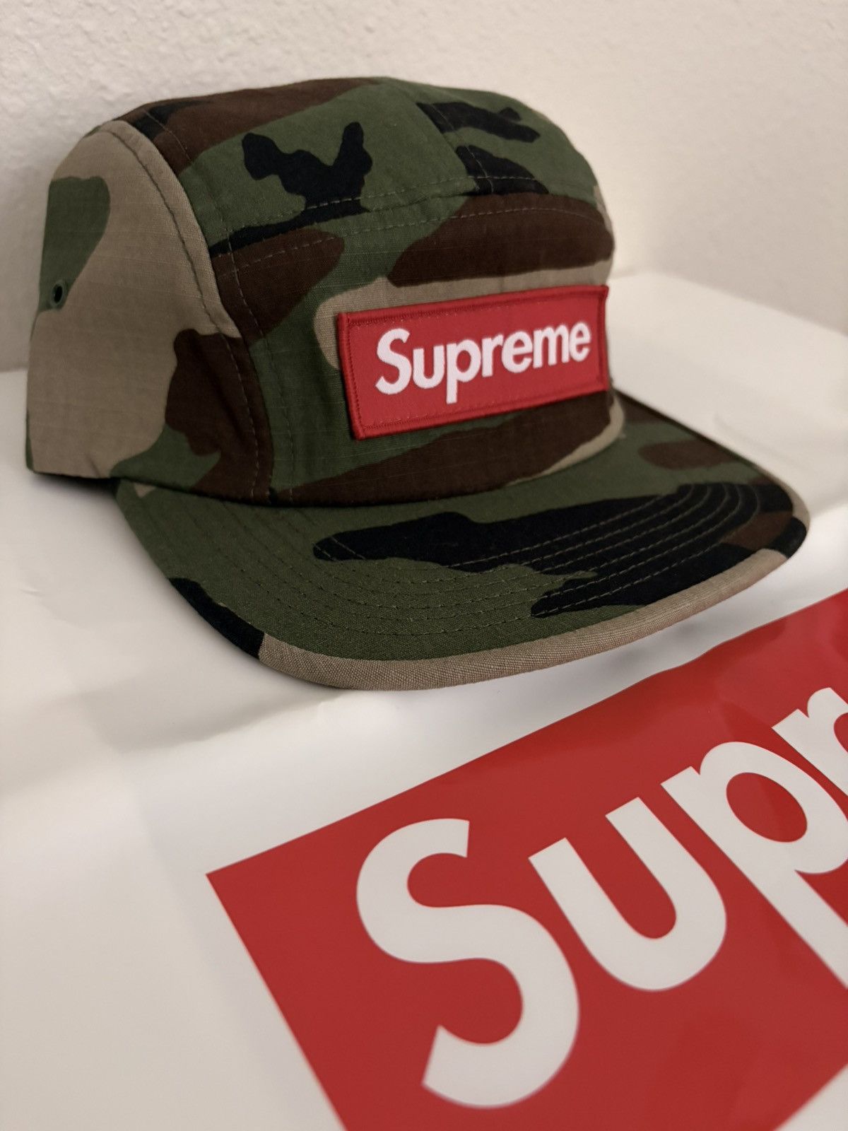 Supreme Supreme Ripstop Camo cap Size ONE SIZE - 4 Thumbnail