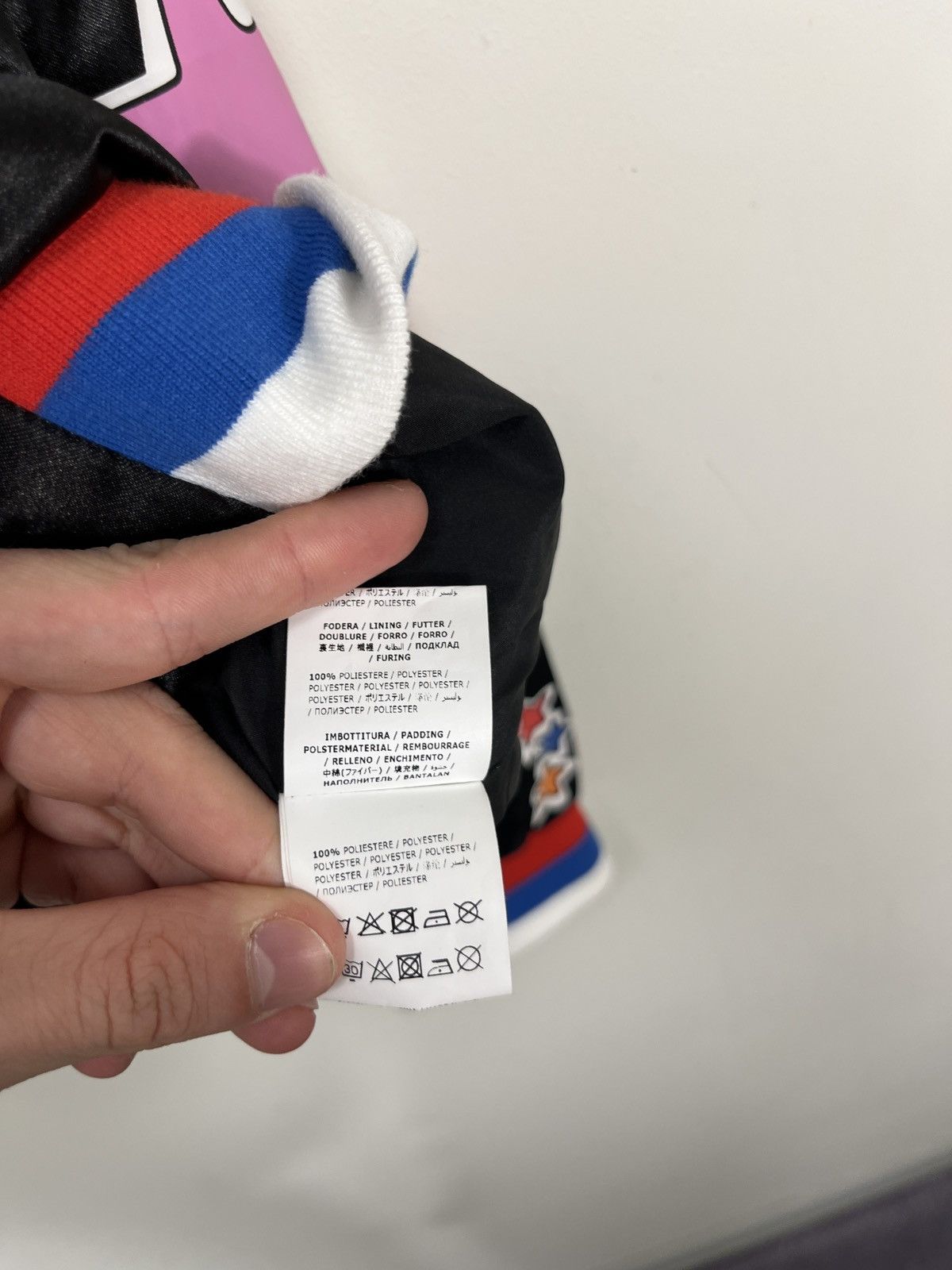 Other Stella McCartney Women’s Big Logo Black Luxury Bomber Jacket Size XS / US 0-2 / IT 36-38 - 18 Thumbnail