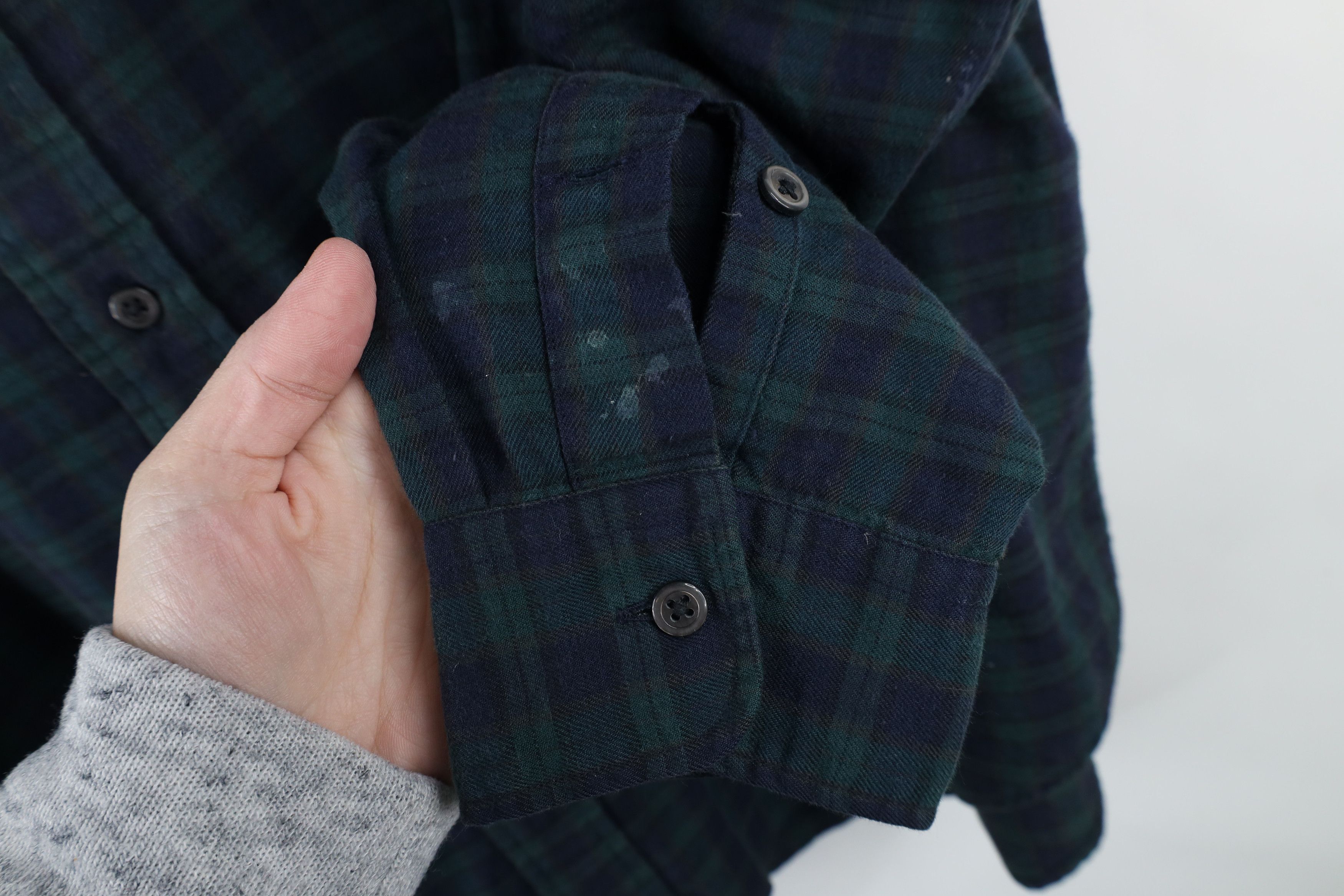 Polo Ralph Lauren Vintage 90s Ralph Lauren Gardner Wool Flannel Button Shirt Size US L / EU 52-54 / 3 - 4 Thumbnail