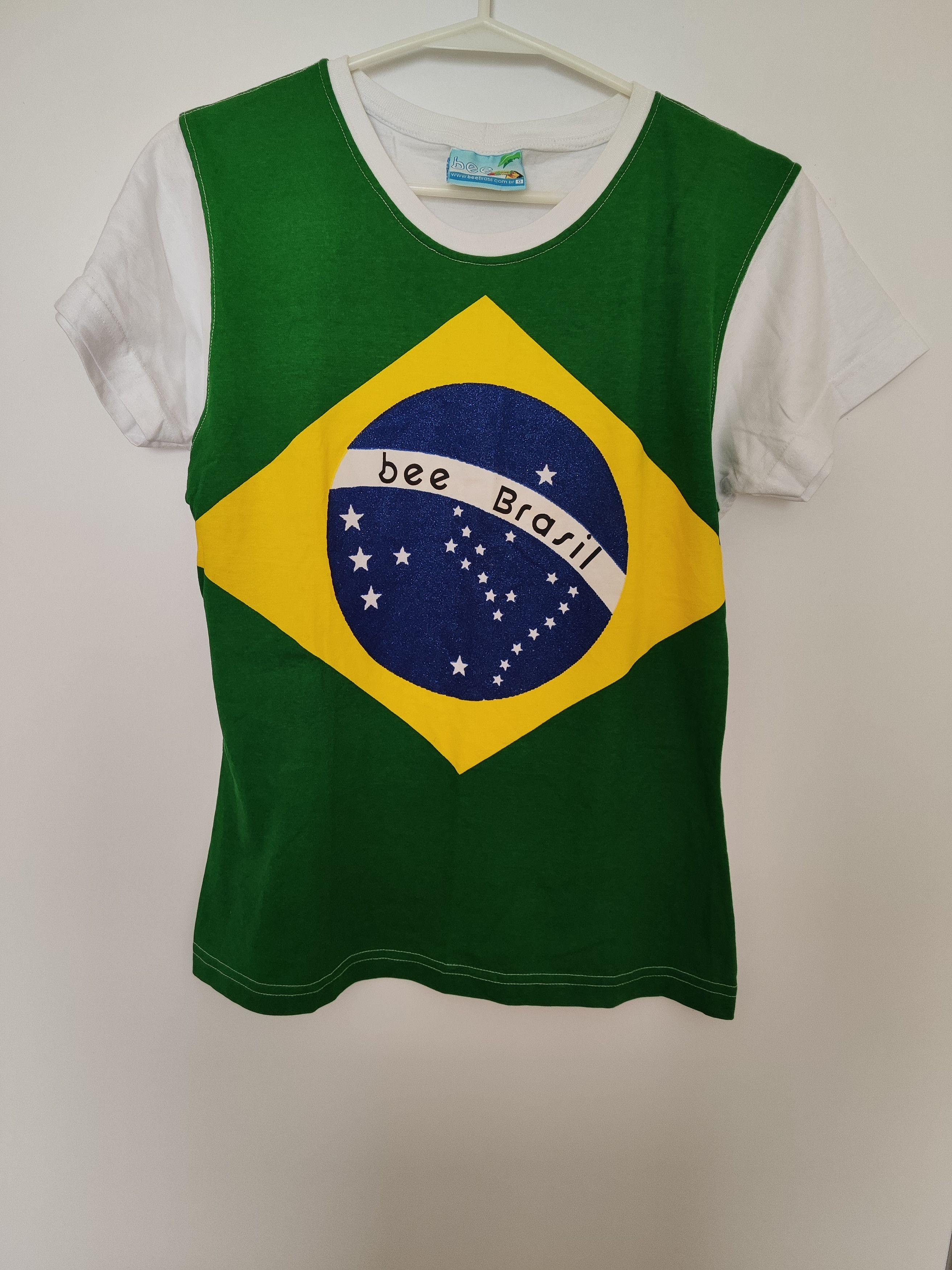 Vintage Vintage Bee Brasil T-Shirt – Brazil Flag Graphic Tee Size S / US 4 / IT 40 - 4 Thumbnail