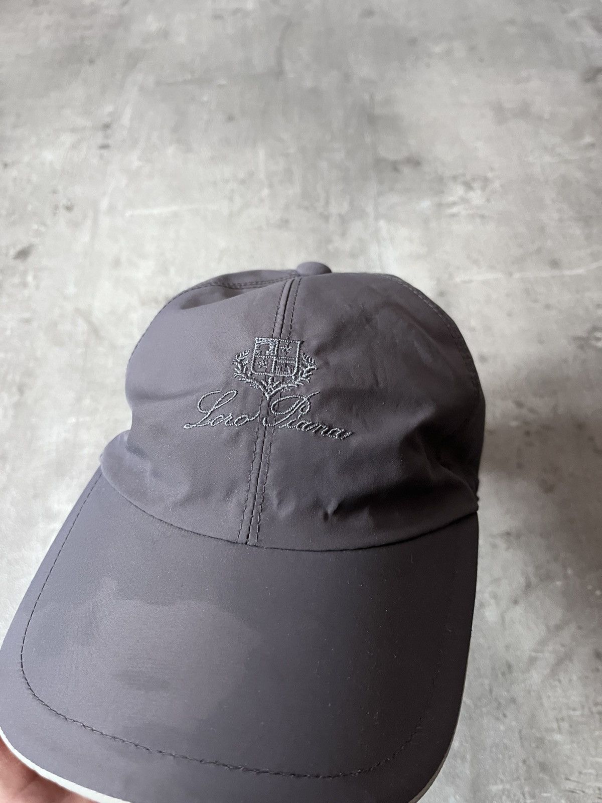 Loro Piana Loro Piana storm system nylon grey cap Size ONE SIZE - 2 Thumbnail
