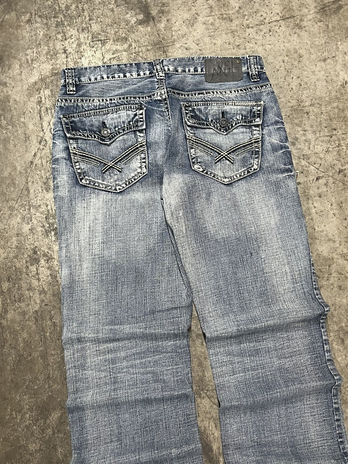 Vintage Y2k baggy fit denim pants skater hype rare wide leg Size US 34 / EU 50 - 3 Thumbnail