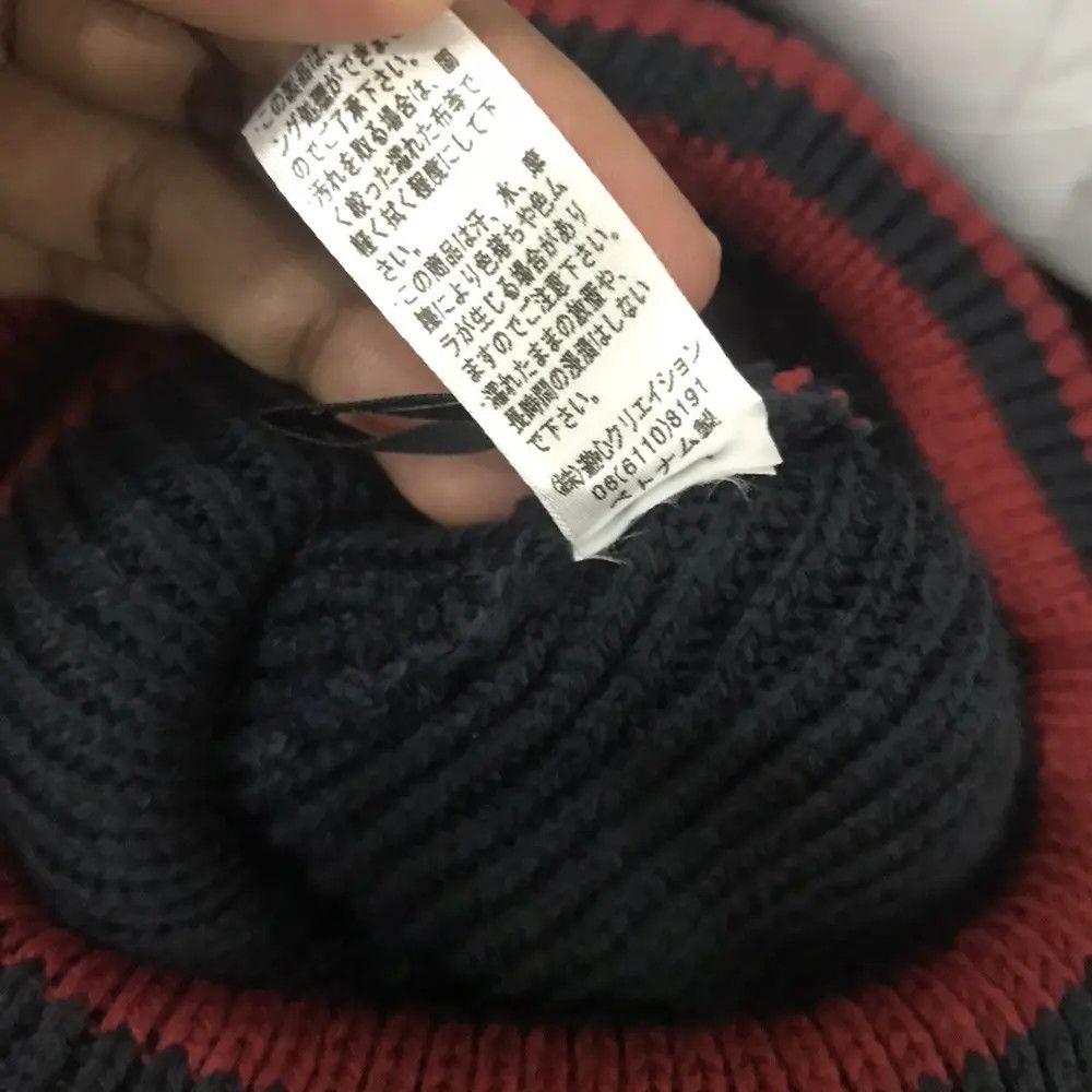 Vintage Yevs Stripe Design Beanie Hat Size ONE SIZE - 6 Thumbnail