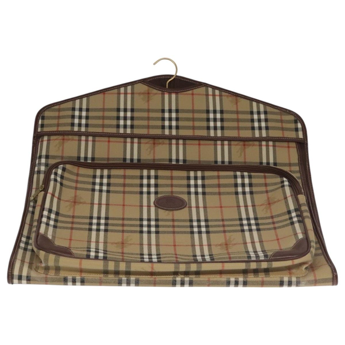 Burberry Nova Check Beige Canvas Travel Bag (Pre-Owned) Size ONE SIZE - 1 Thumbnail