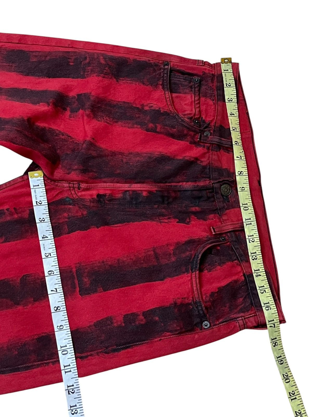 Levi's Vintage Clothing VINTAGE 90s LEVI’S 501 CUSTOM PRISONER INSPIRED ROBINS JEANS Size US 34 / EU 50 - 11 Thumbnail