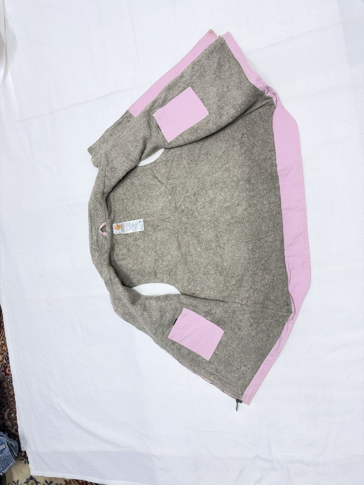 Carhartt Vintage Carhartt Sandstone Sherpa-Lined Vest - Size XL / US 12-14 / IT 48-50 - 3 Thumbnail