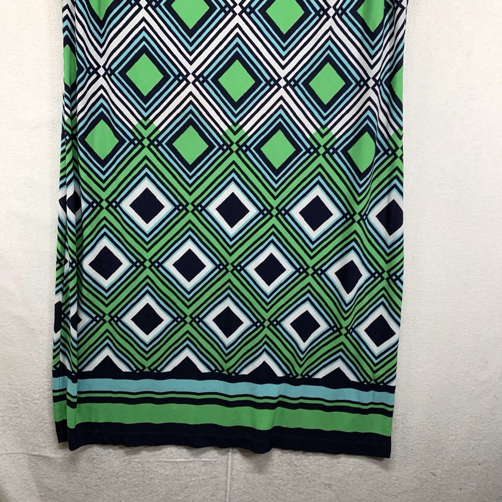 Vintage Jessica Howard Dress Women’s XL All Over Geometrical Print Retro 60s 70s Stretch Size XL / US 12-14 / IT 48-50 - 4 Thumbnail