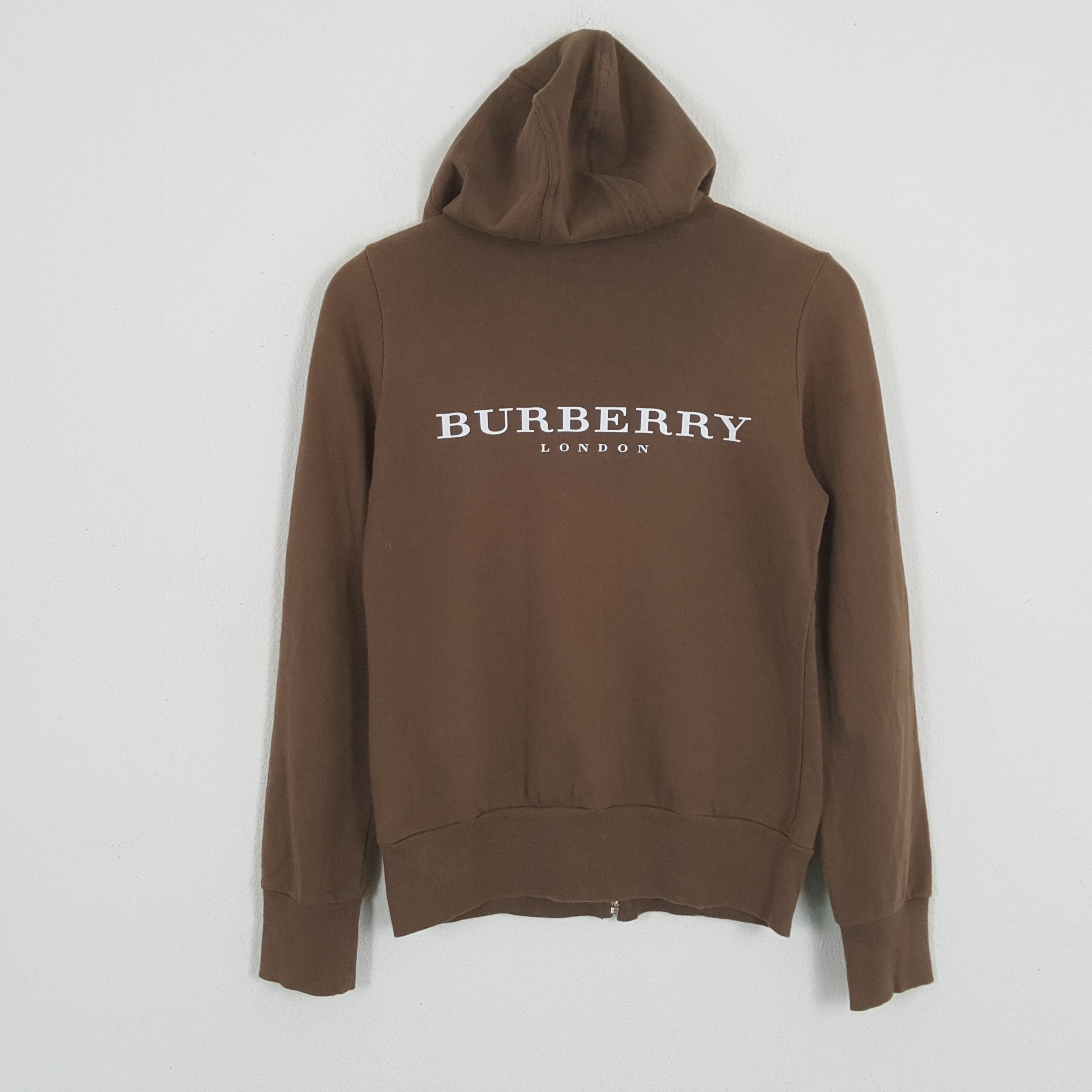 Burberry × Vintage Vintage BURBERRY LONDON BLUE LABEL Brand Hoodies Size XS / US 0-2 / IT 36-38 - 1 Thumbnail