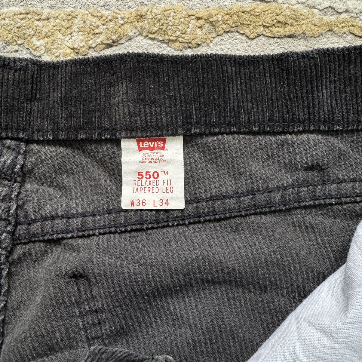 Levi's × Vintage Vintage 90s Levis 550 Orange Tab Relaxed Fit Corduroy Pants Size US 36 / EU 52 - 3 Thumbnail