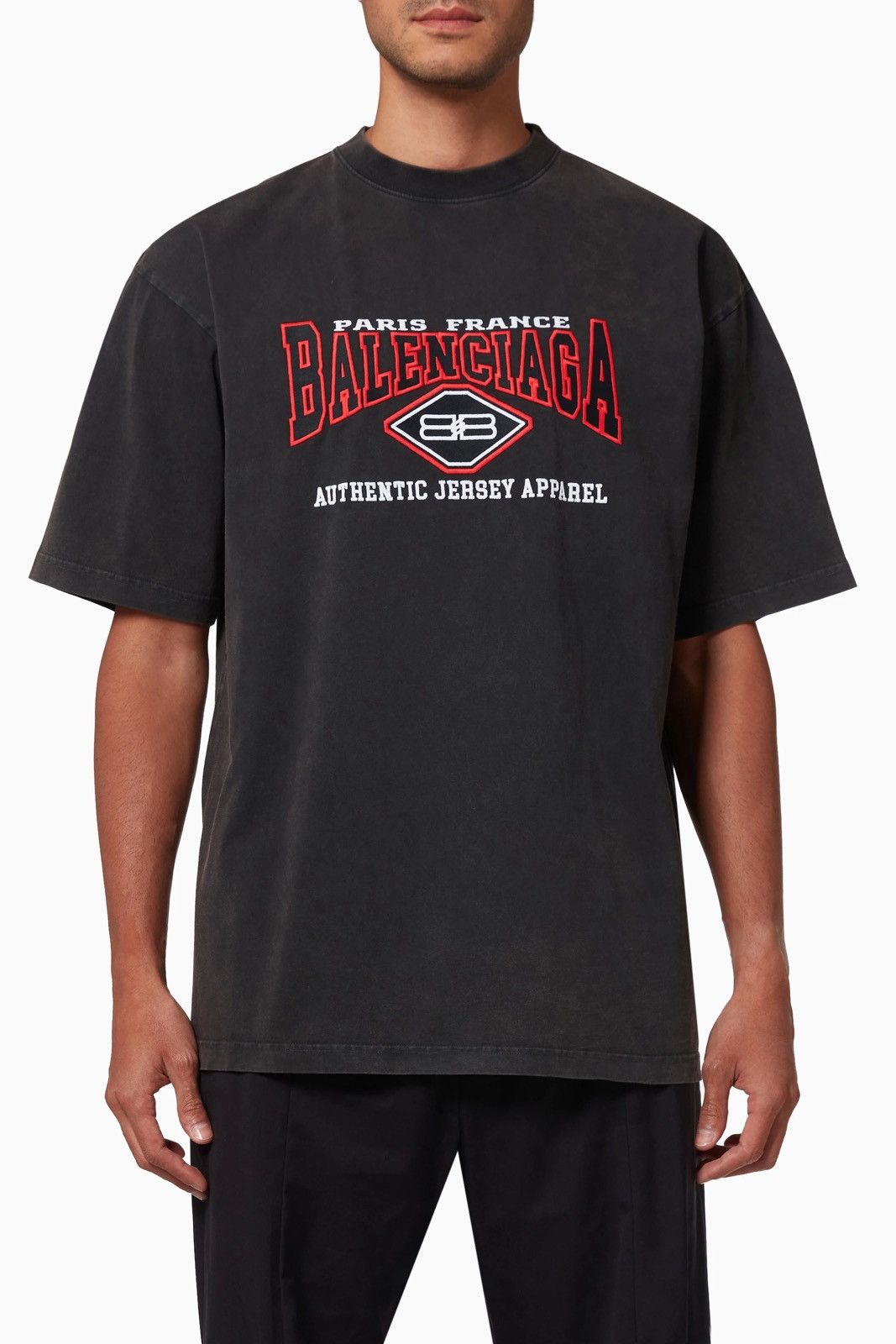 Balenciaga Balenciaga Jersey Apparel Embroidered Logo Large Fit