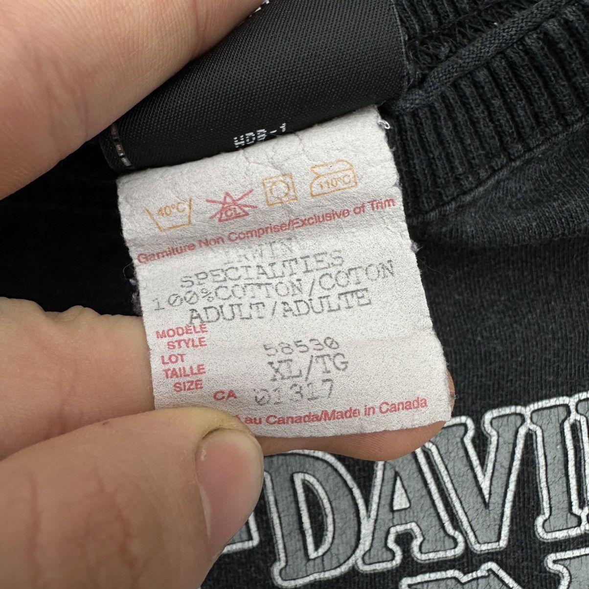 Harley Davidson VTG Harley Davidson Motorcycle T-shirts Big Logo Canada 2001 Size US XL / EU 56 / 4 - 8 Thumbnail