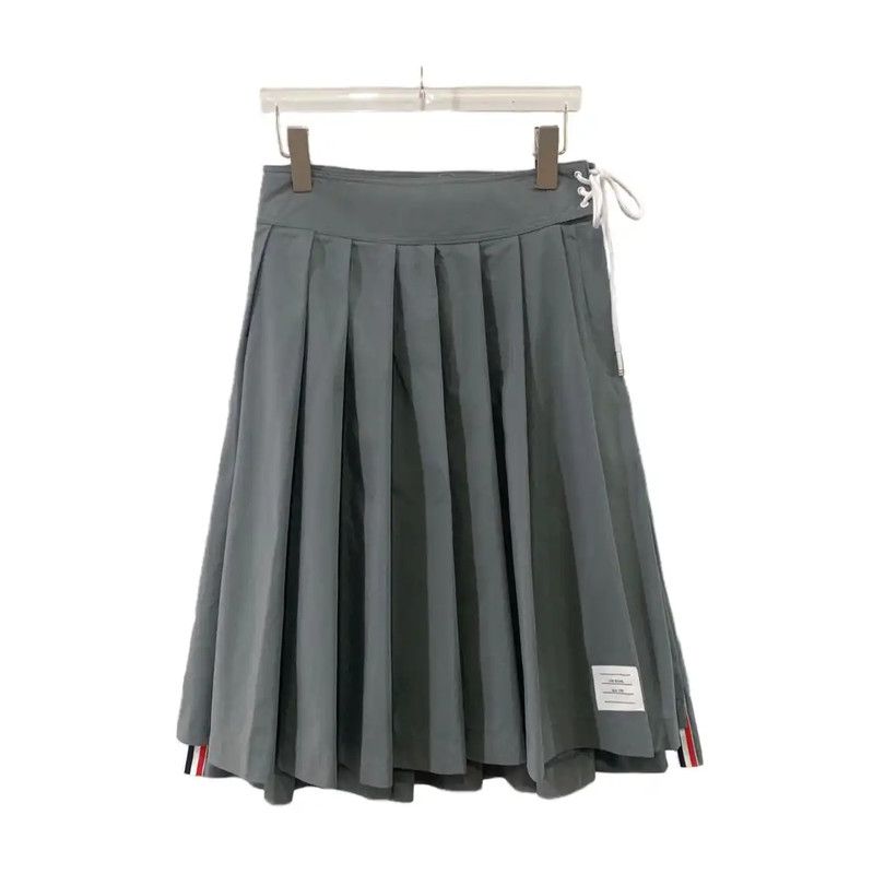 Thom Browne Gray Cotton Women's Skirt 0089