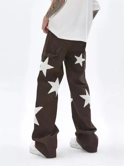 Other Stars Embroidery Baggy Pants Size US 30 / EU 46 - 2 Thumbnail