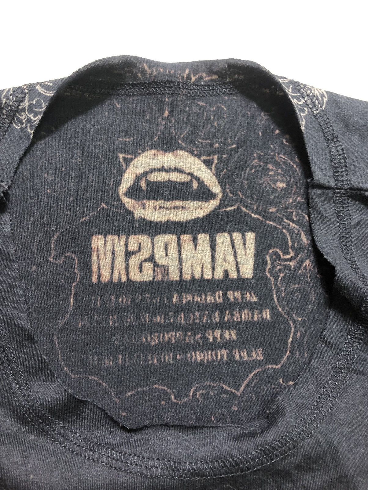 If Six Was Nine 🔥FIRE🔥 Vintage Vamps Distressed Style Shirt Size US M / EU 48-50 / 2 - 8 Thumbnail