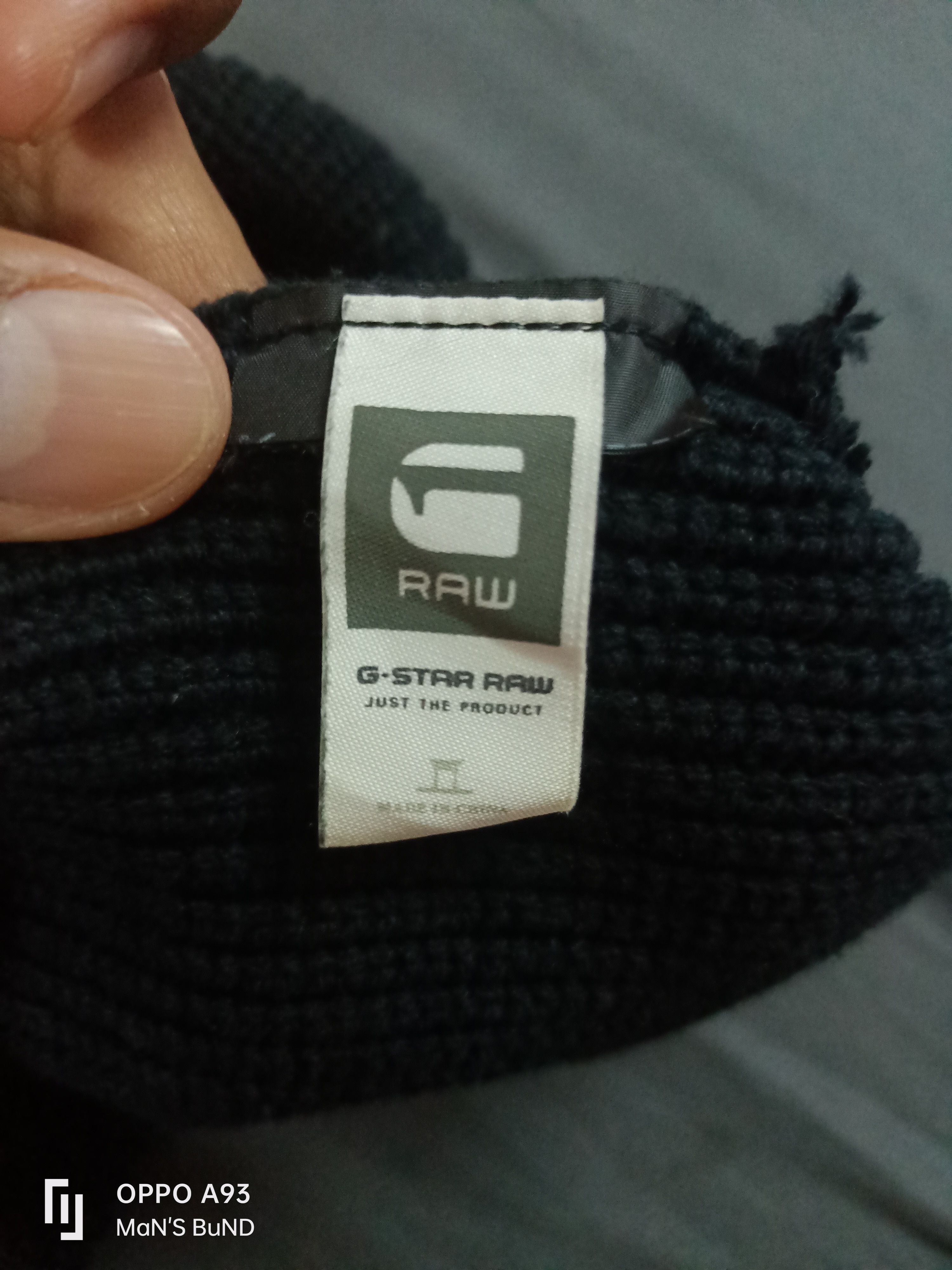 G-Star × Vintage Vintage G Star Raw Big logo Y2K beanie hat Size ONE SIZE - 4 Thumbnail