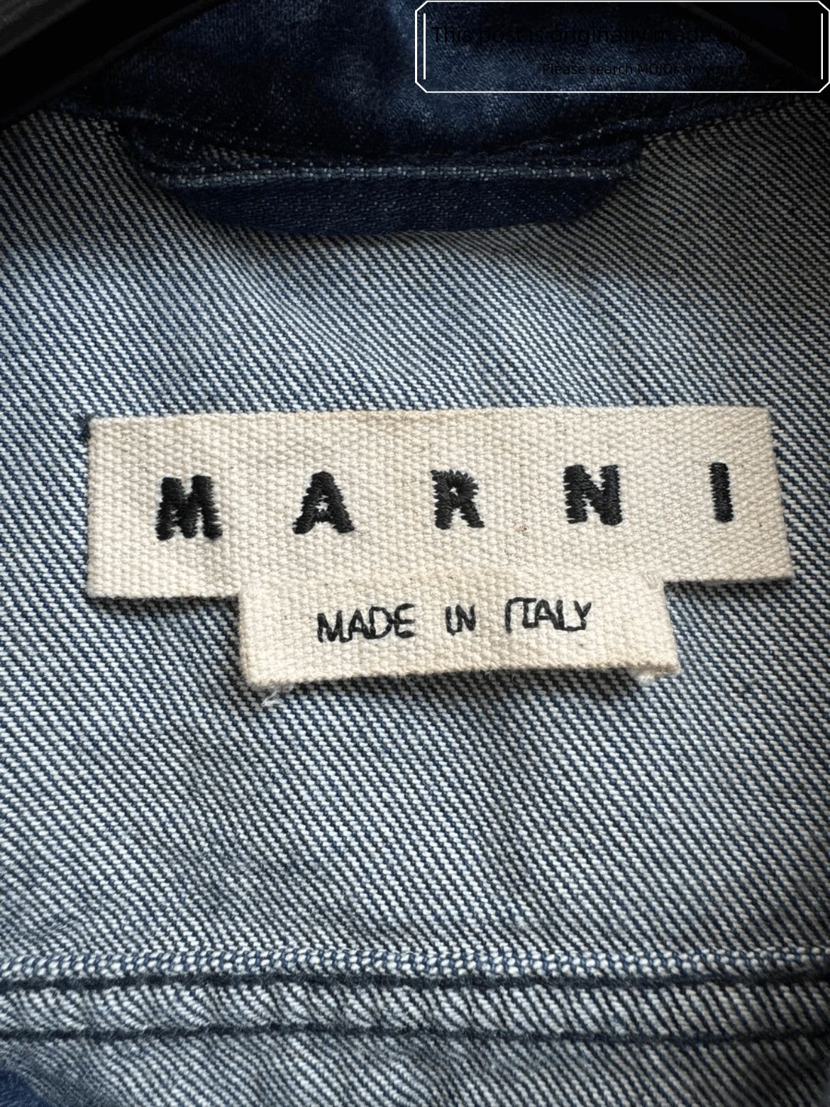 Marni Sz 48 Marni Plaid Pocket Denim Jacket Size US M / EU 48-50 / 2 - 3 Thumbnail