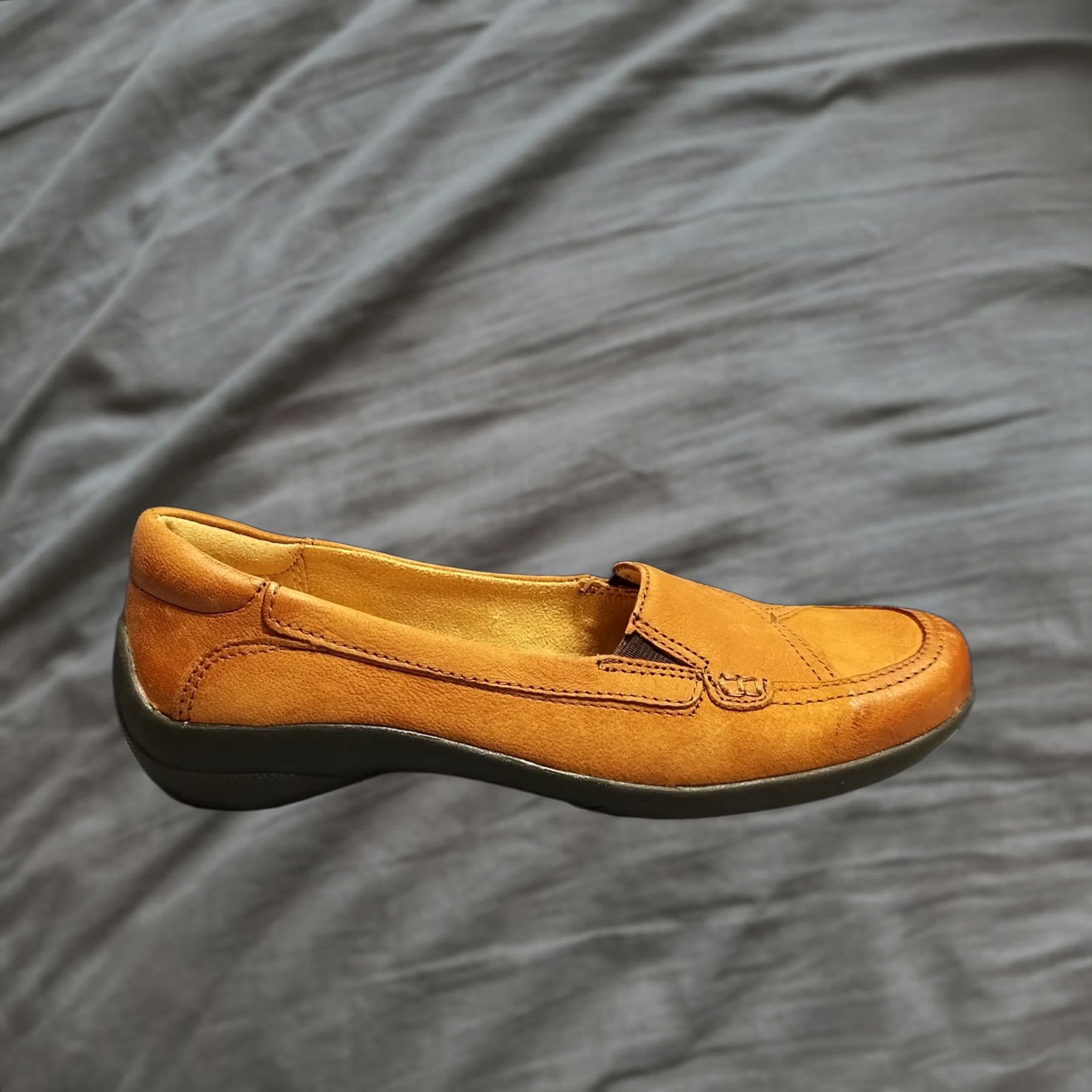Naturalizer Naturalizer N5 Comfort Fiorenza Loafers Flats Womens Size 6M Brown & Black Leather Shoes Size US 6 / IT 36 - 1 Thumbnail