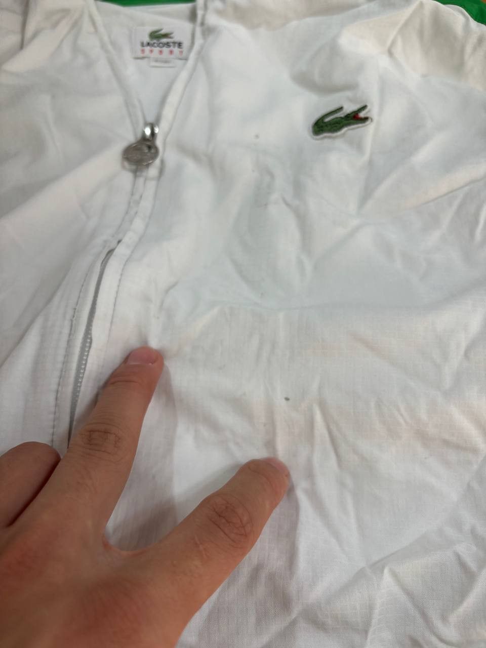 Lacoste Lacoste Sport Y2K Drill Vintage Nylon Bomber Jacket Size US M / EU 48-50 / 2 - 17 Thumbnail
