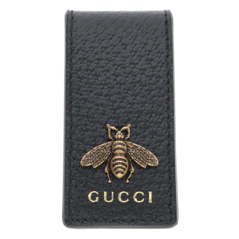 Animalier Metal B Leather Money Clip 522914