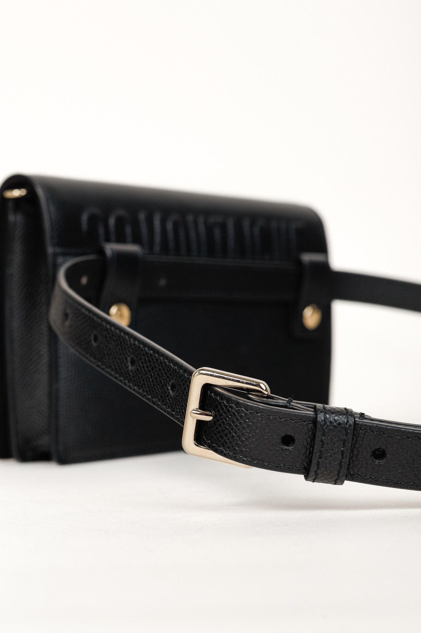 Dior Christian Dior 30 Montaigne Black Leather 2-in-1 Pouch Size ONE SIZE - 8 Thumbnail
