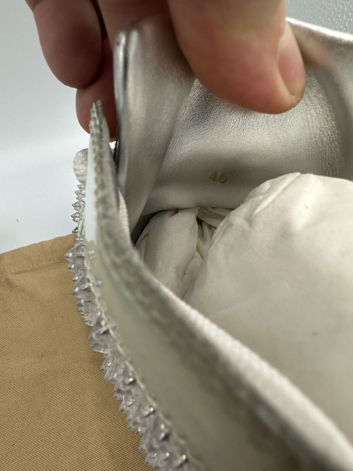 Christian Louboutin Christian Louboutin Spike Transparent Size US 13 / EU 46 - 15 Thumbnail