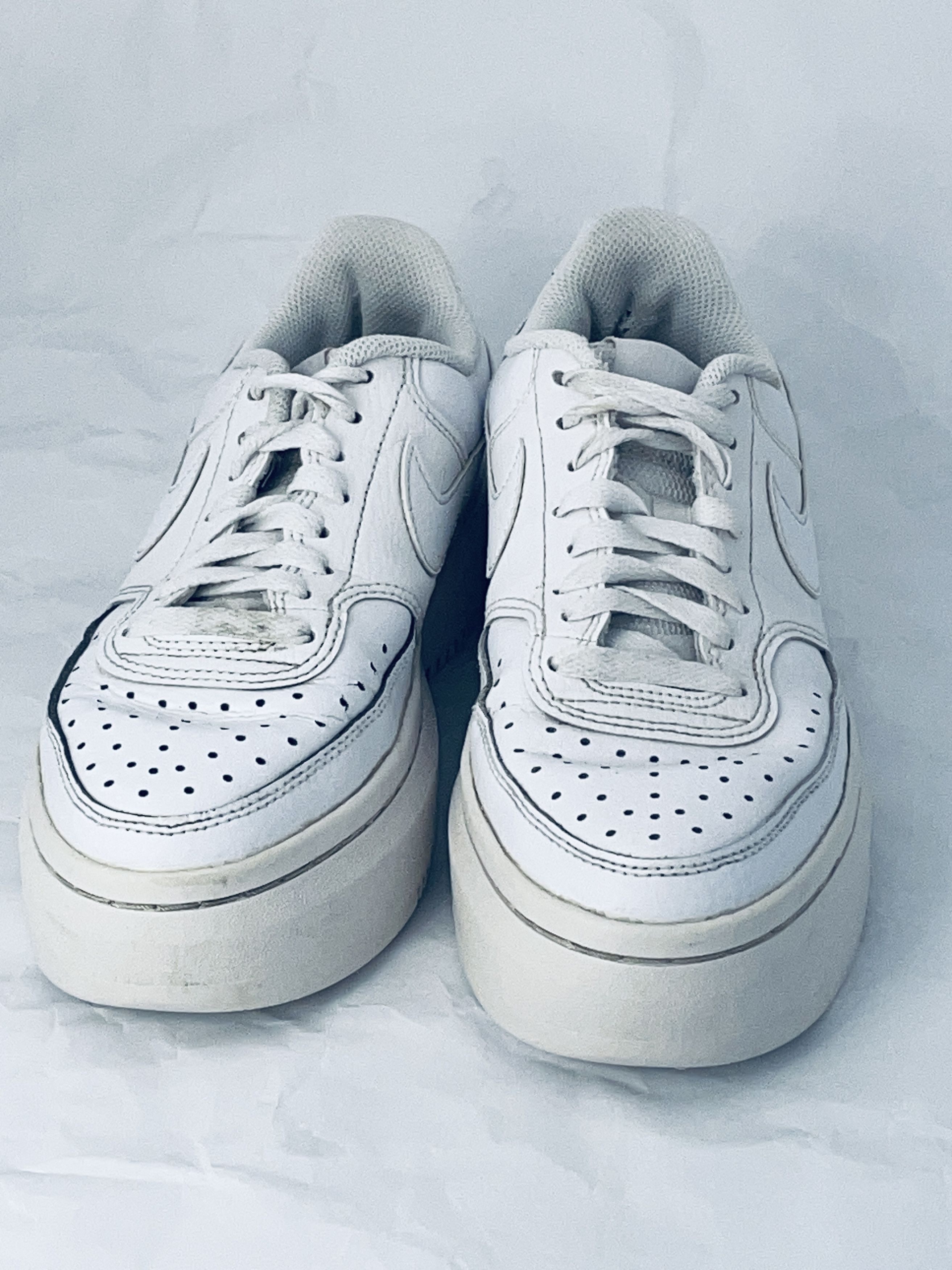 Nike 👟 29,90 € – Nike Court Vision Alta Weiß - Gr. 40 Size US 9.5 / IT 39.5 - 2 Thumbnail