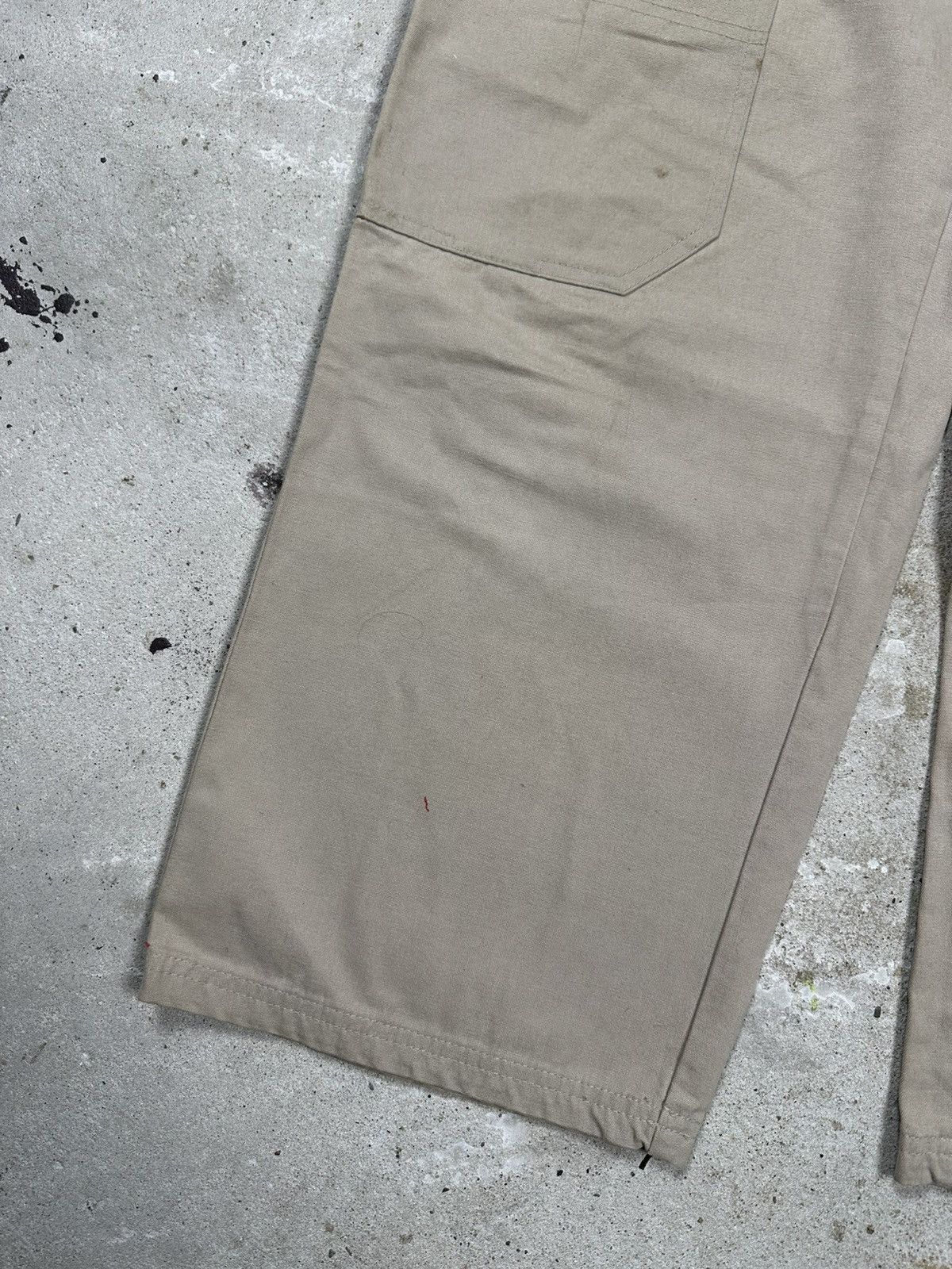 JNCO × Vintage Vintage Y2K Jnco Style Baggy Carpenter Beige Pants Size US 29 - 9 Thumbnail