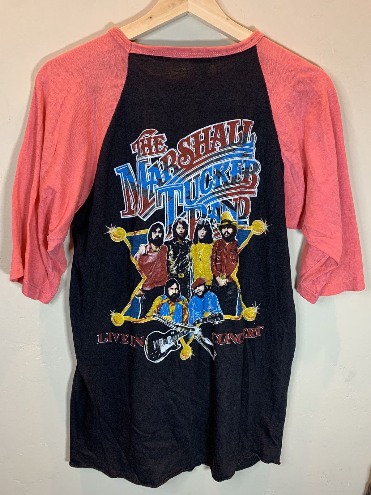 Band Tees × Vintage *RARE* Vintage 1970’s Marshall Tucker Band Tour Raglan Shirt Size US L / EU 52-54 / 3 - 2 Thumbnail