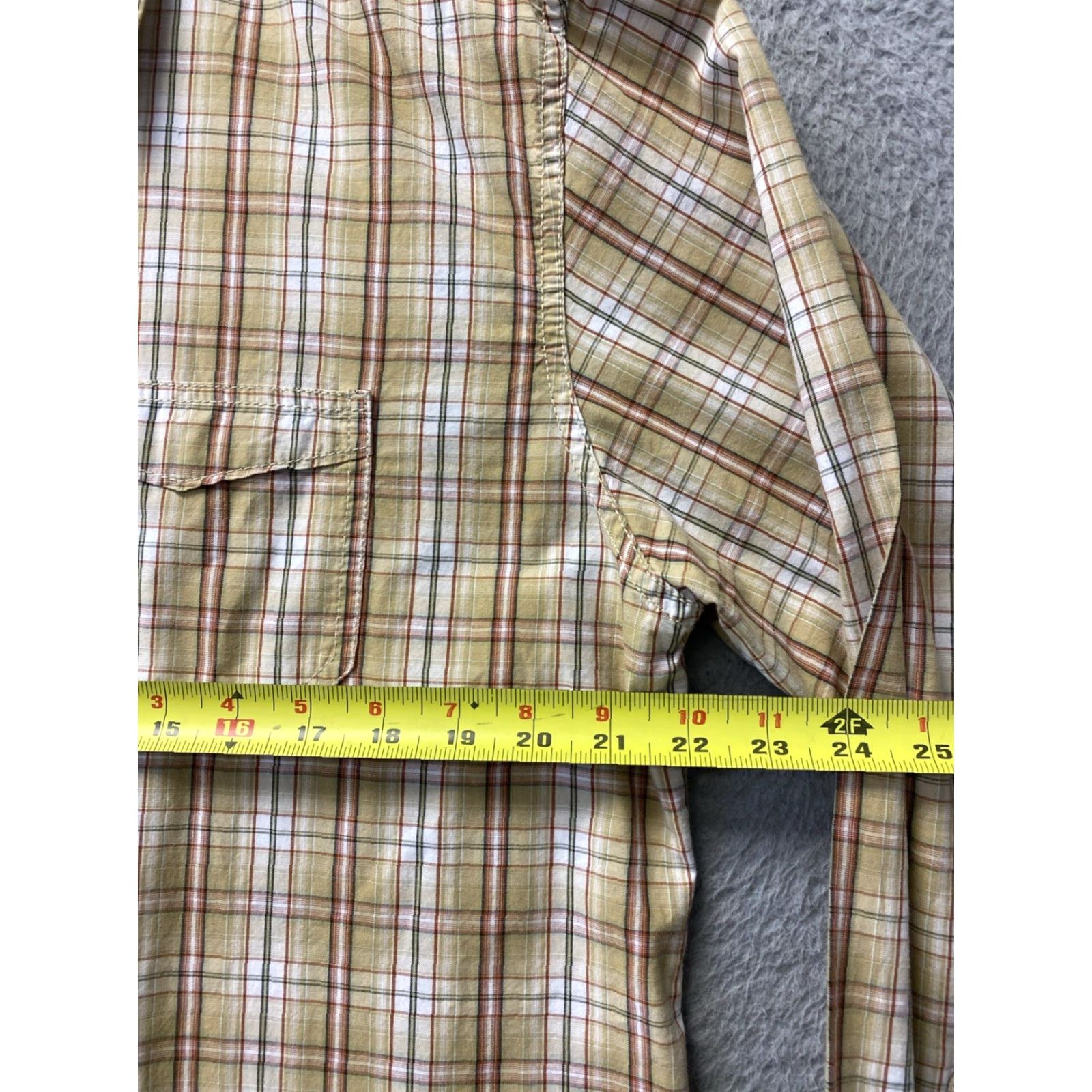 Timberland Timberland Shirt Mens Large Tan Plaid Long Sleeve Button Front Casual Size US L / EU 52-54 / 3 - 5 Thumbnail