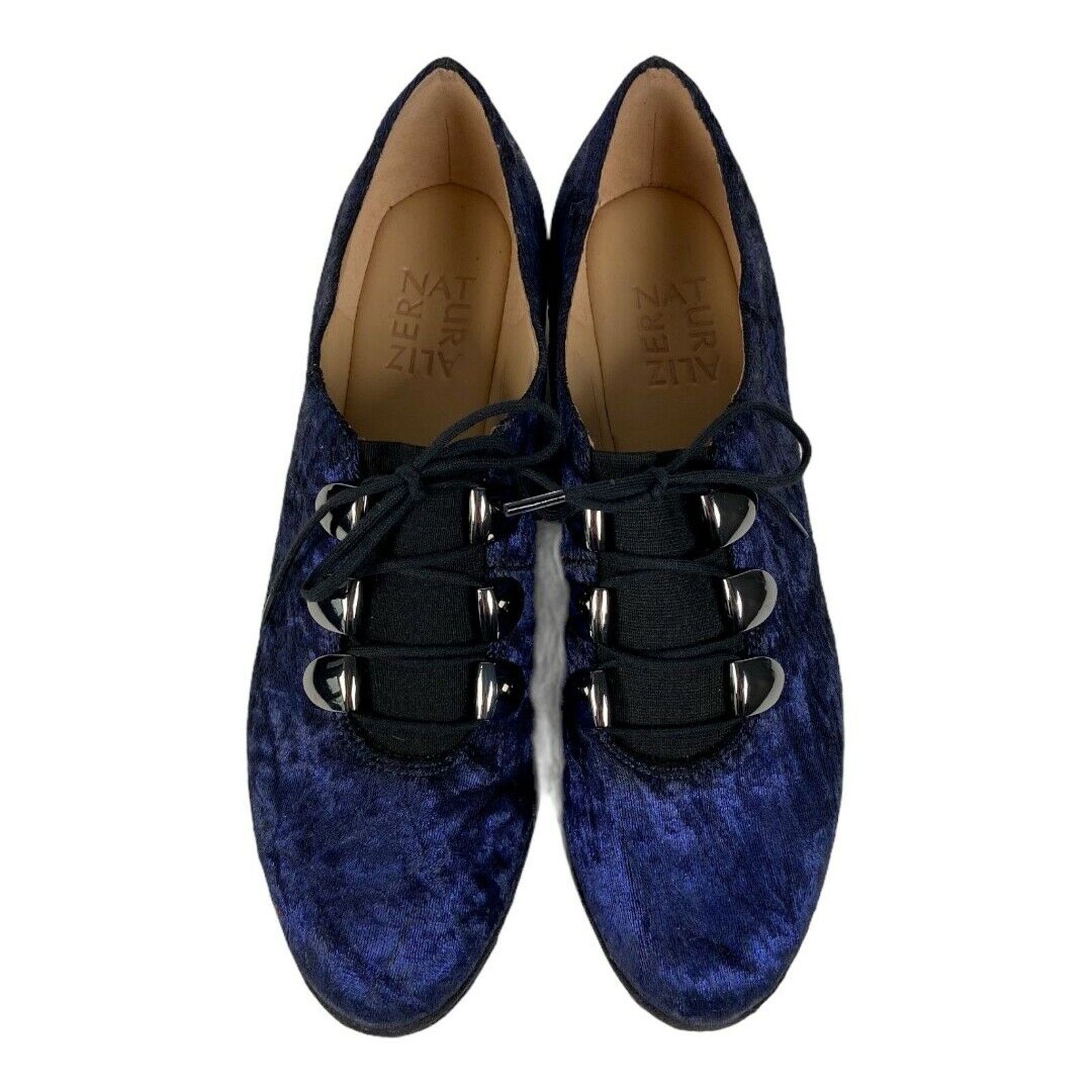 Other Naturalizer Liam Blue Crushed Velvet Slip On Oxford W 7.5 Grailed