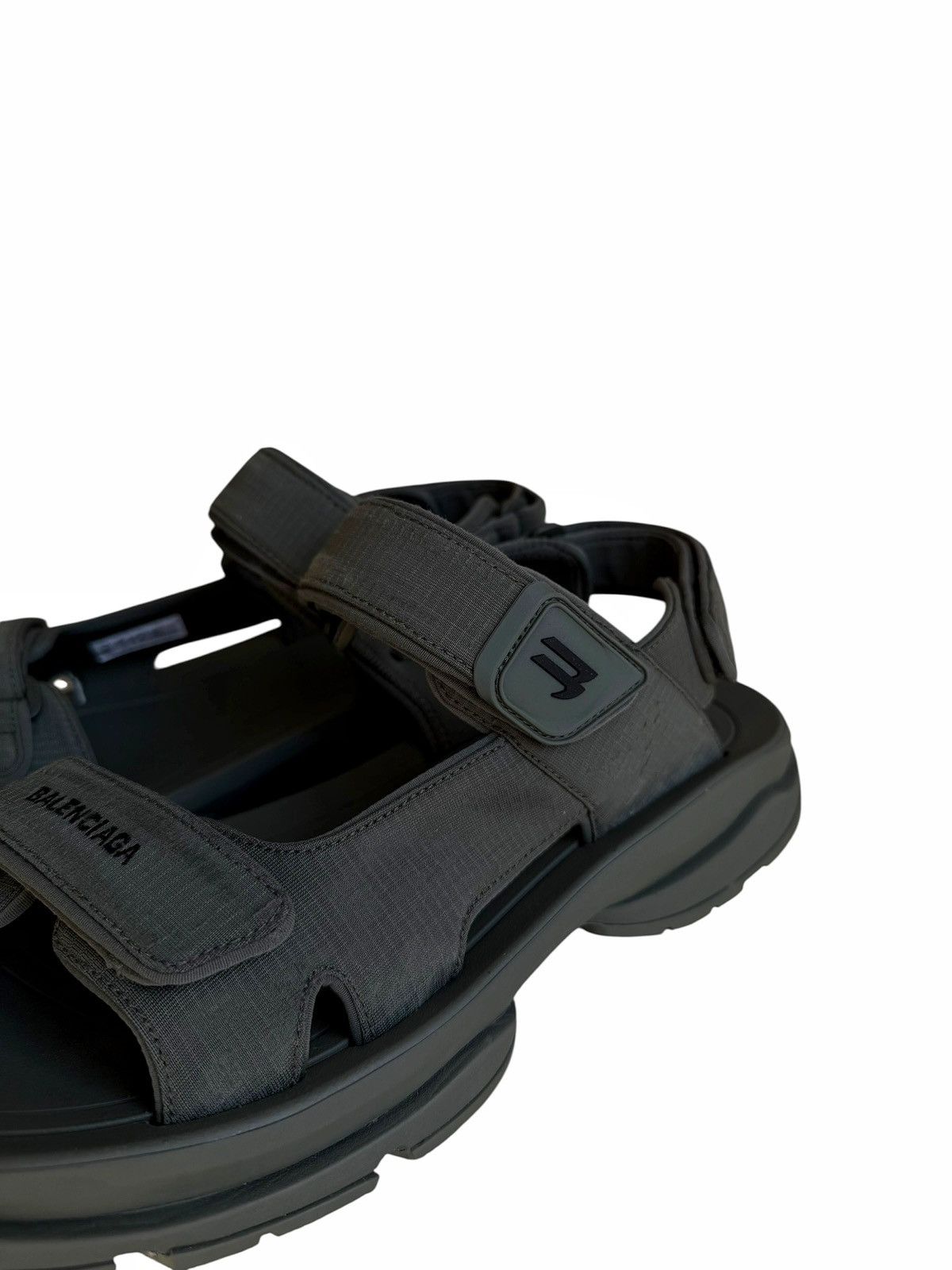 Balenciaga Tourist Strapped Olive Black Sandal Tevas Size US 13 / EU 46 - 3 Thumbnail